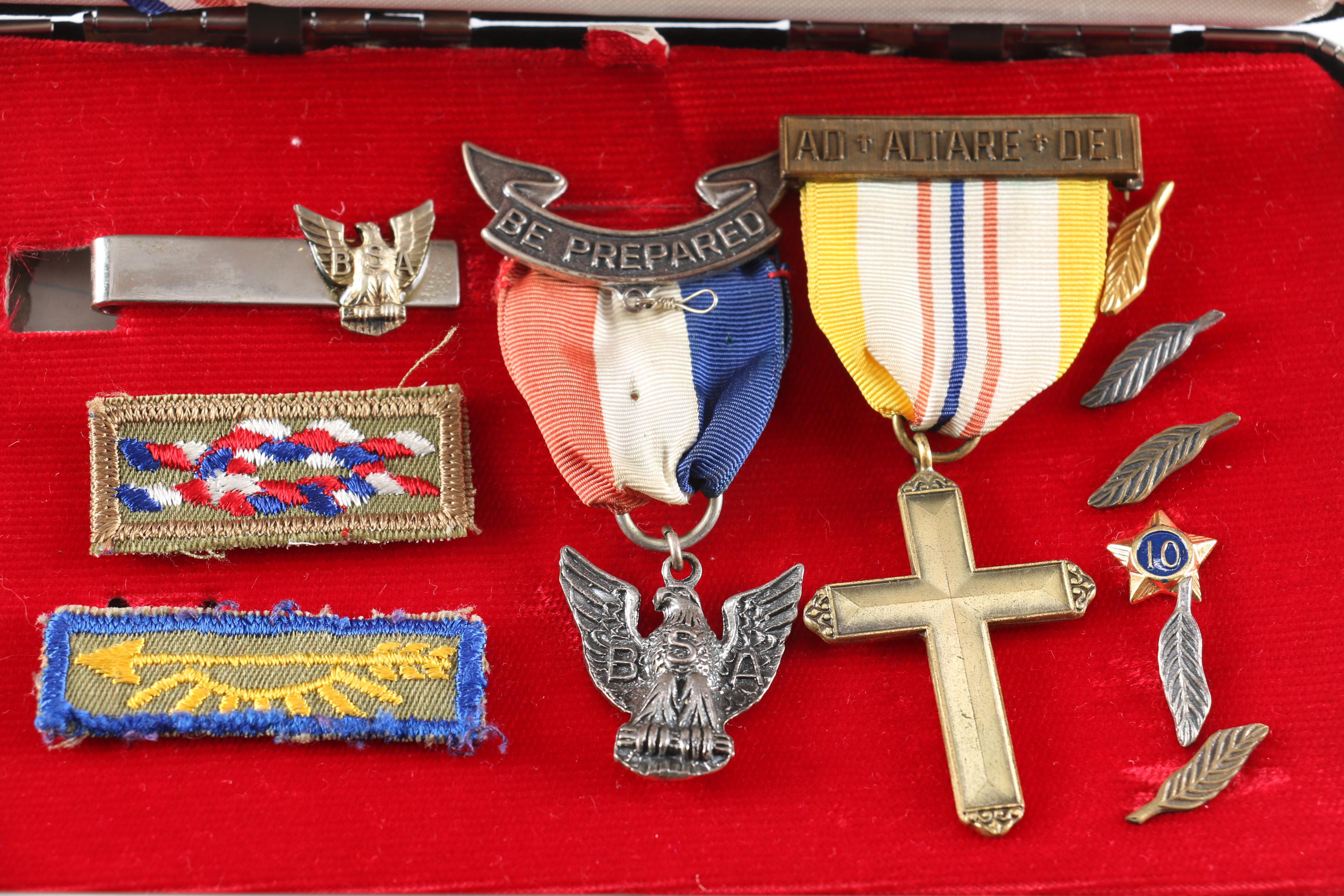 Boy Scouts of America Memorabilia Including Diamond Jubilee Utility Knife