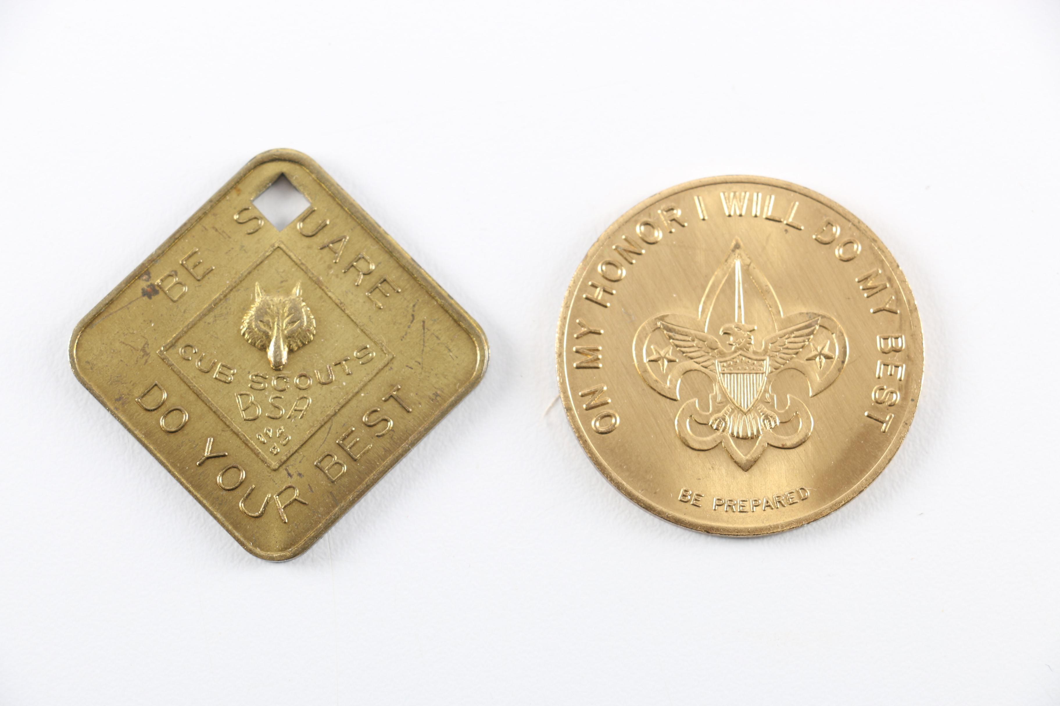 Boy Scouts of America Memorabilia Including Diamond Jubilee Utility Knife