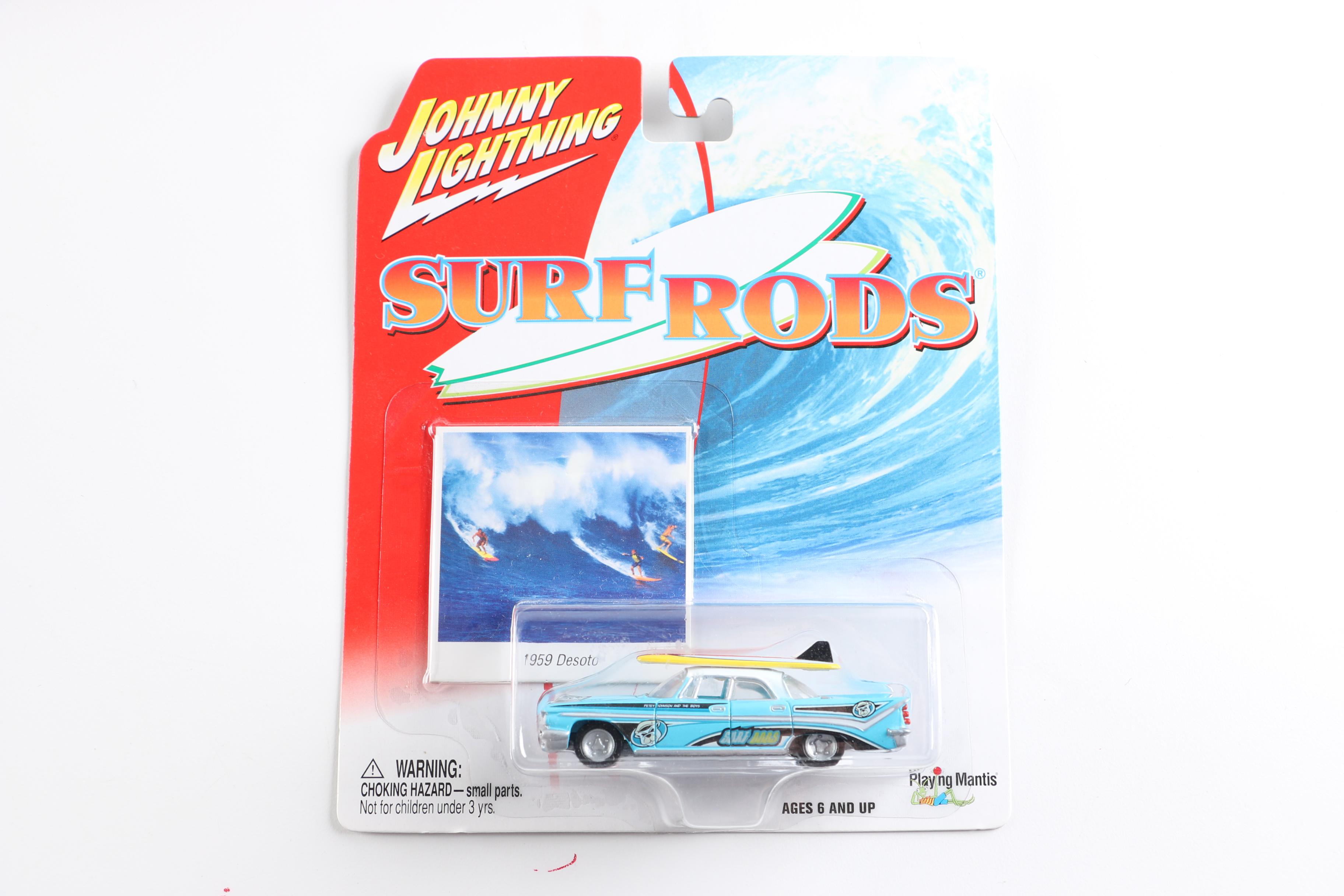 Collection of Johnny Lightning Toy Cars
