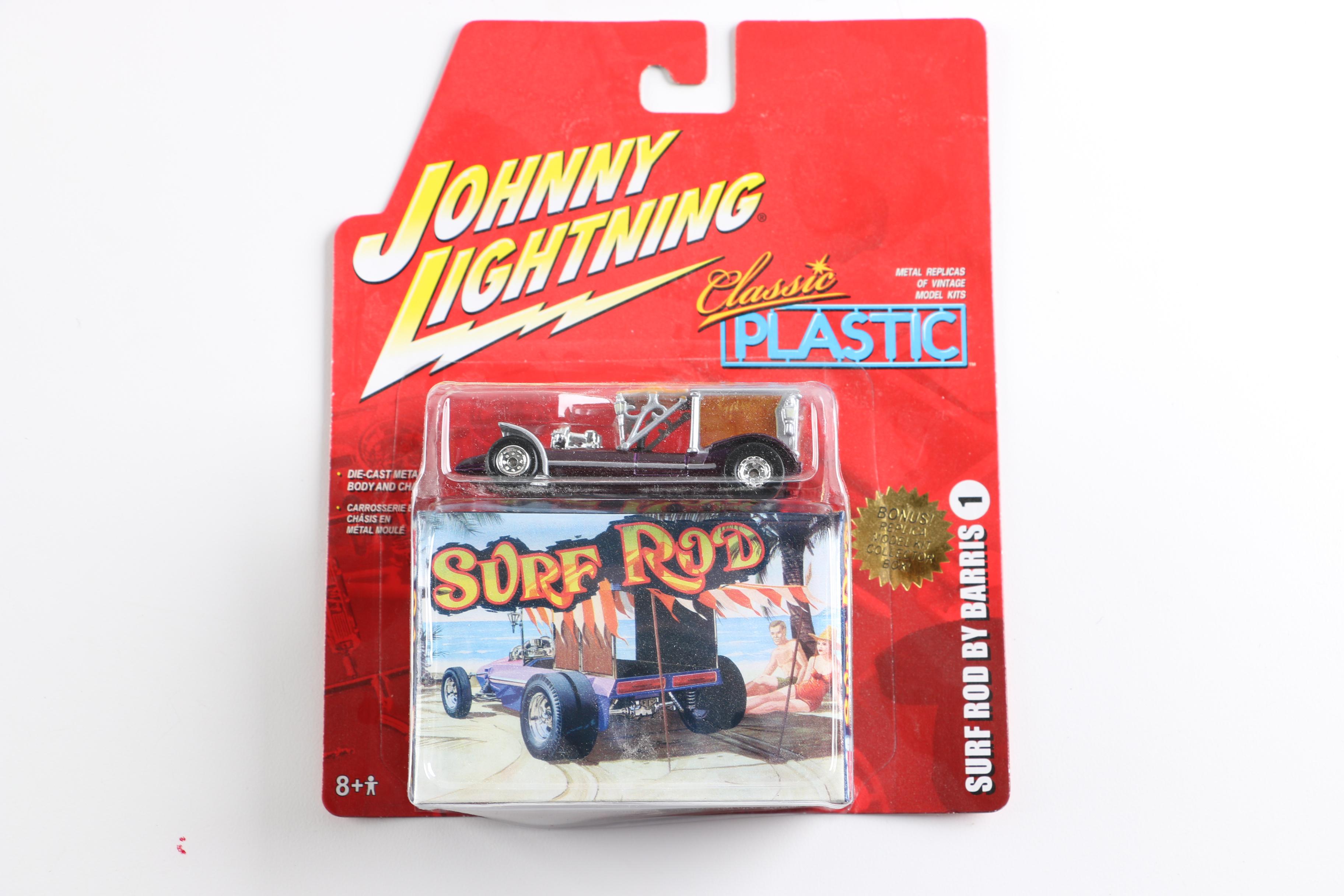 Collection of Johnny Lightning Toy Cars
