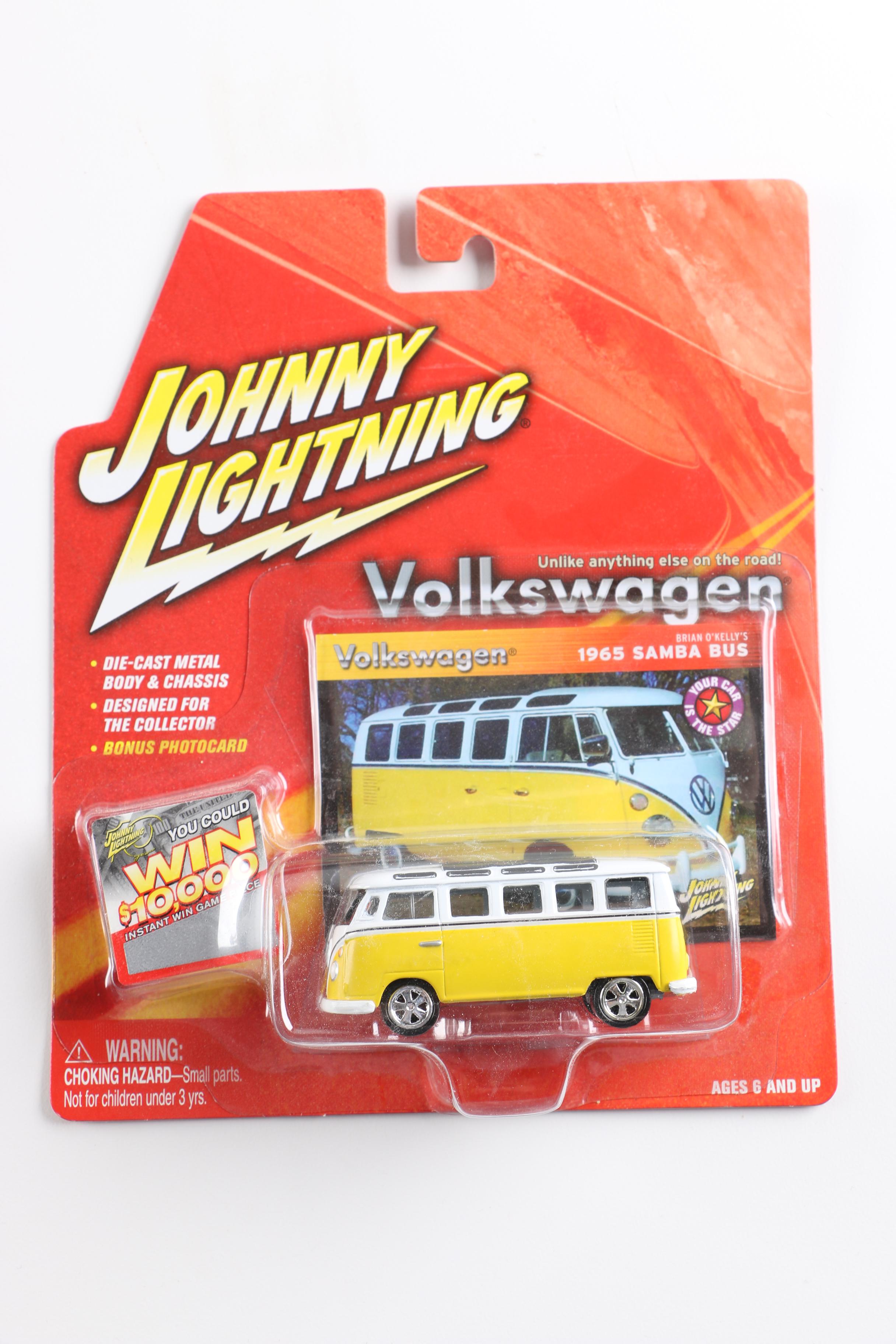 Collection of Johnny Lightning Toy Cars