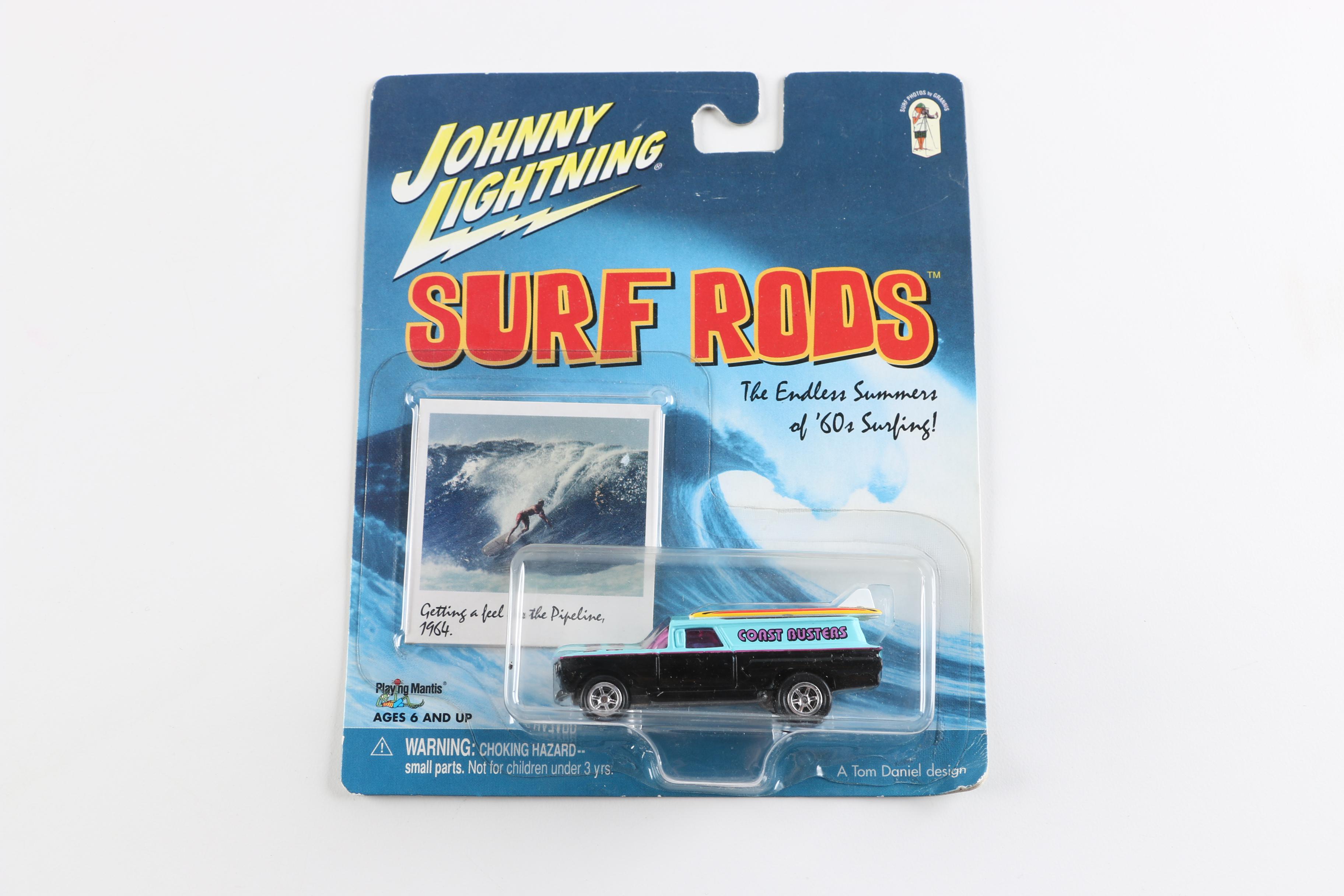 Collection of Johnny Lightning Toy Cars