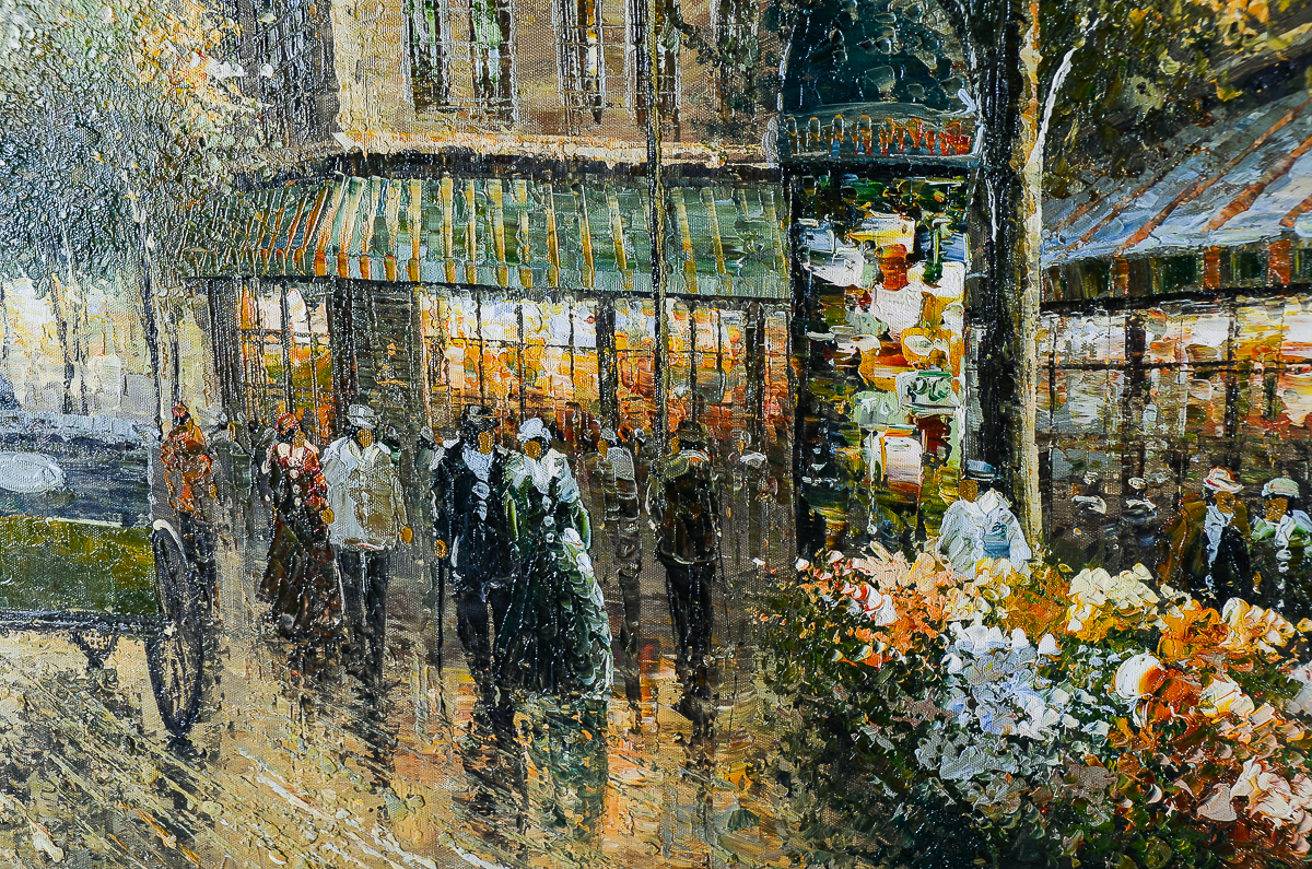 Original Alla Prima Painting of Paris with Eiffel Tower