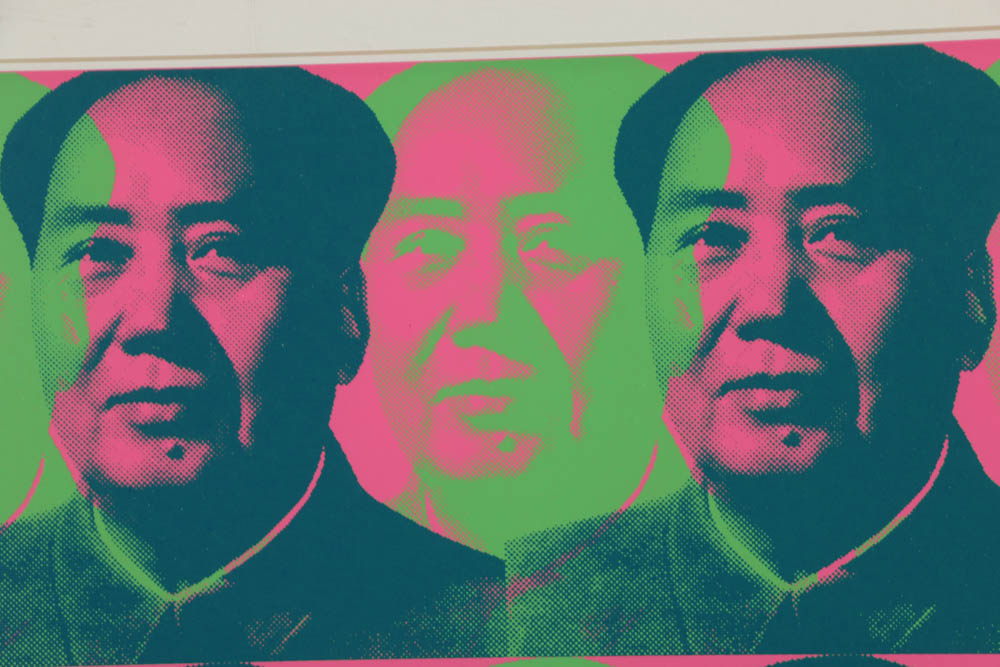 Aelhra Signed Limited Edition 2015 Serigraph "Many Mao 2"