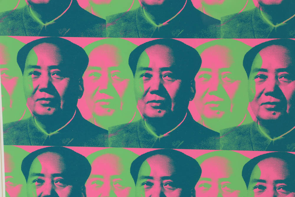 Aelhra Signed Limited Edition 2015 Serigraph "Many Mao 2"