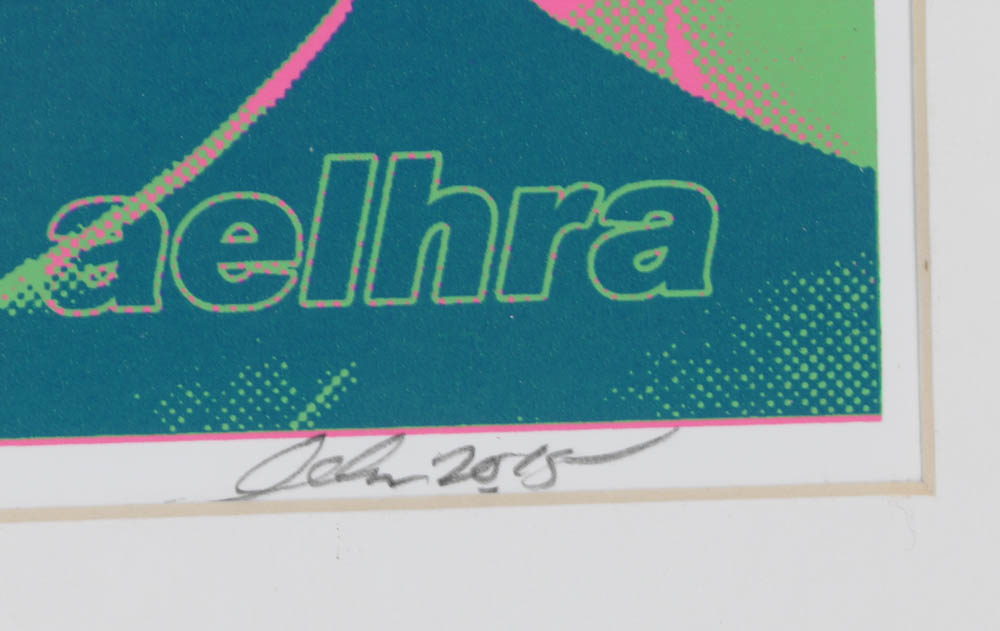 Aelhra Signed Limited Edition 2015 Serigraph "Many Mao 2"