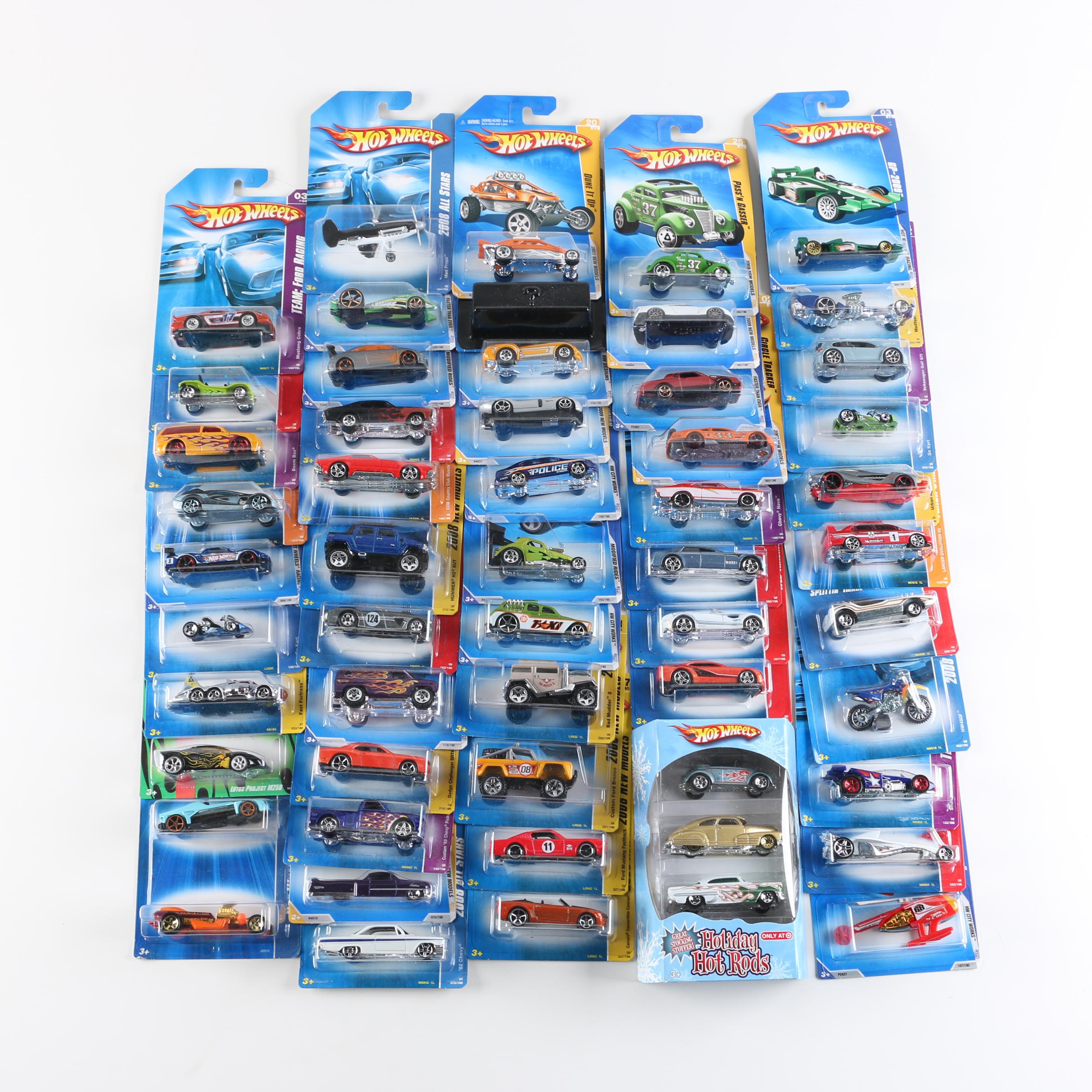 Collection of Hot Wheels Cars
