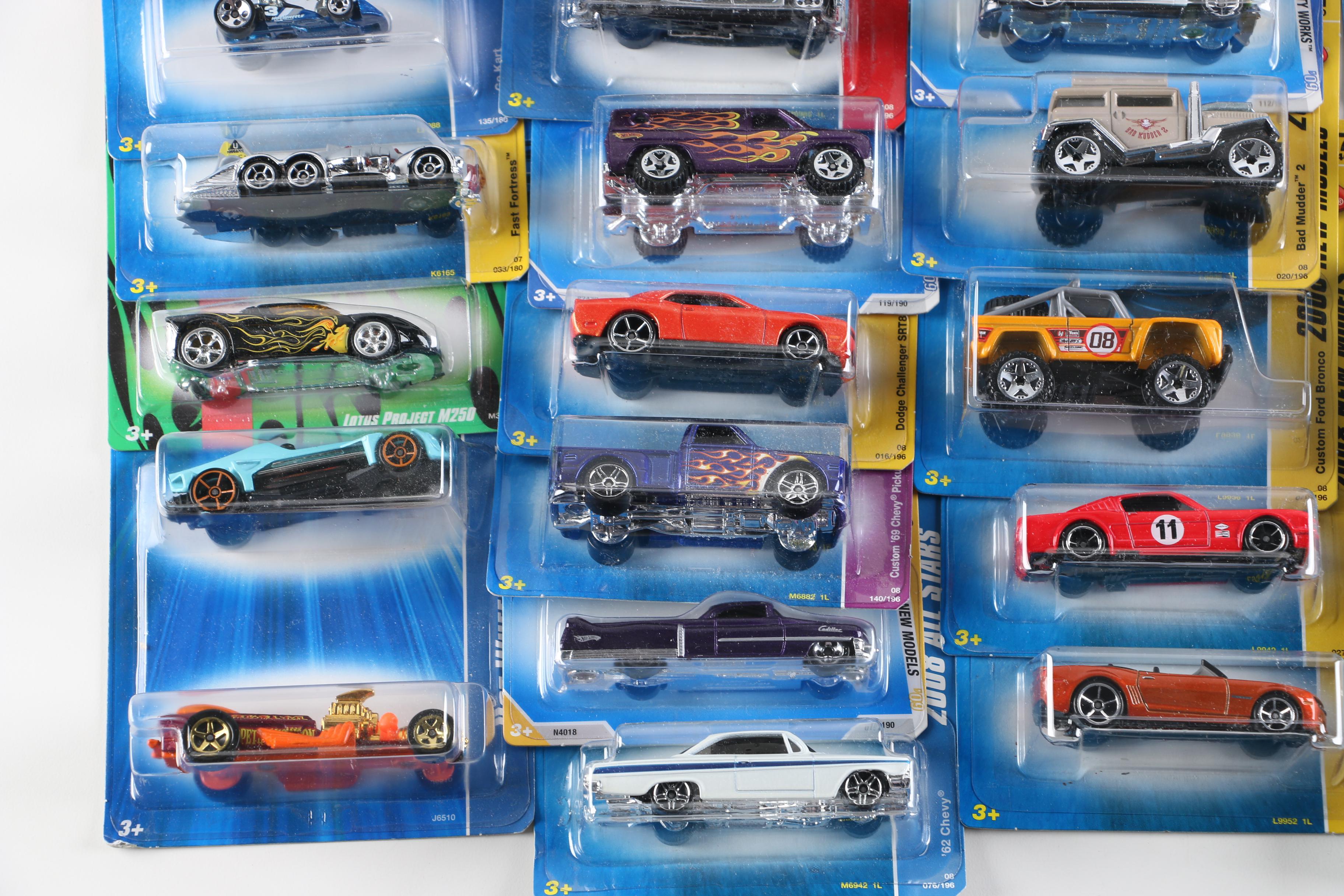 Collection of Hot Wheels Cars