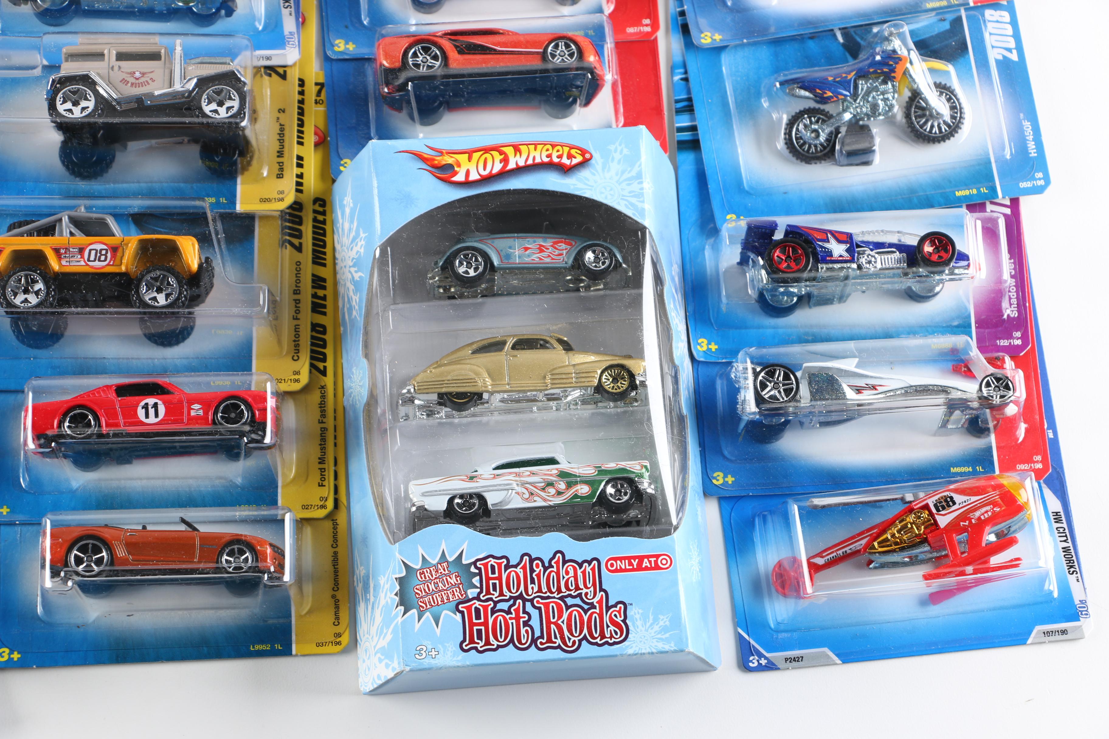 Collection of Hot Wheels Cars