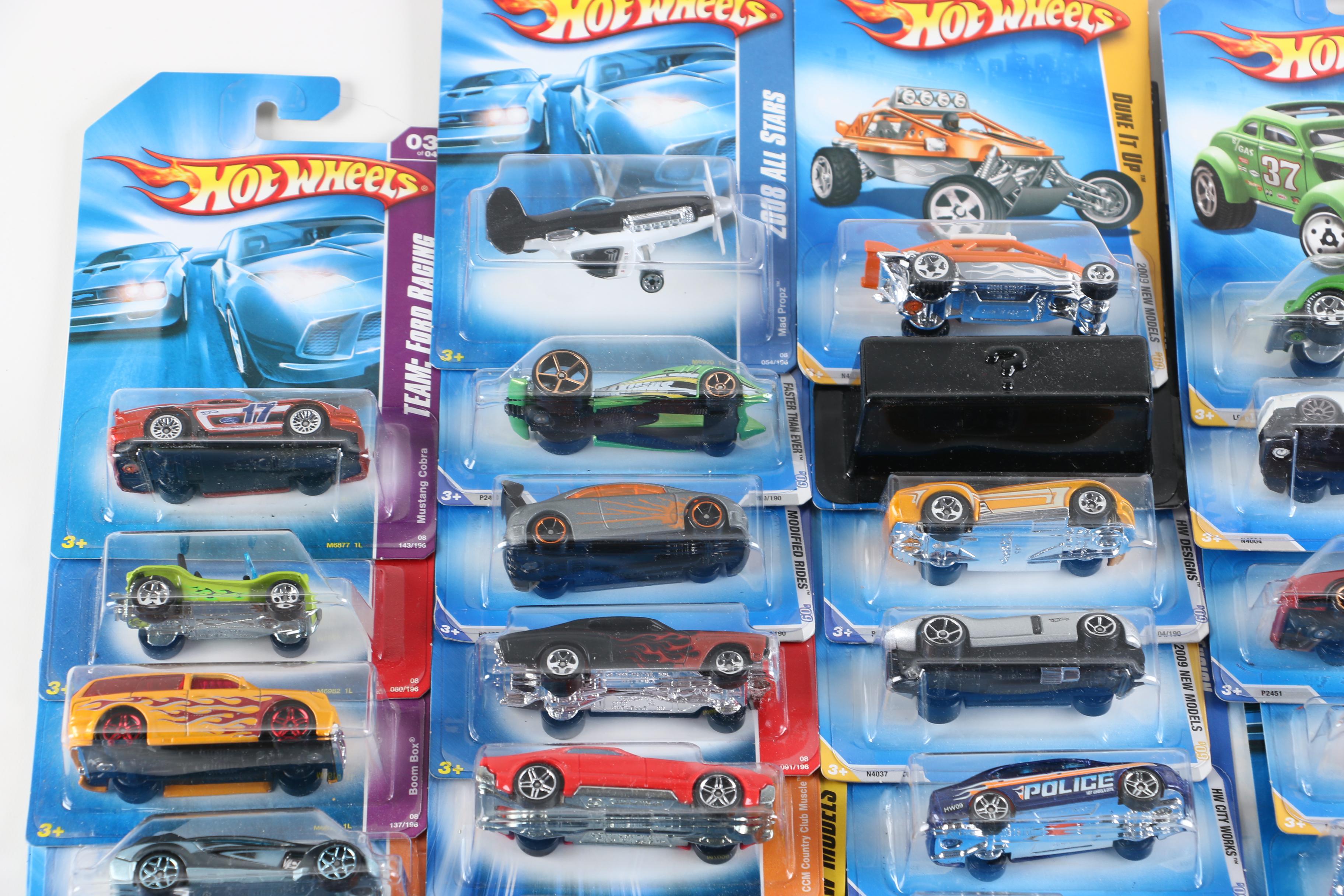 Collection of Hot Wheels Cars