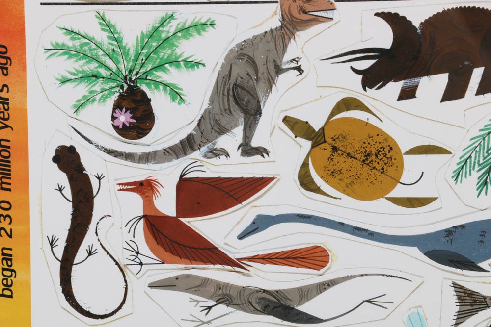 Charley Harper Offset Lithograph Poster "The Ladder of Life"