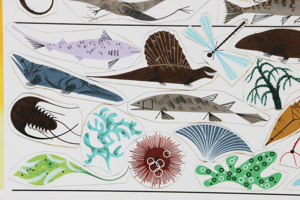 Charley Harper Offset Lithograph Poster "The Ladder of Life"