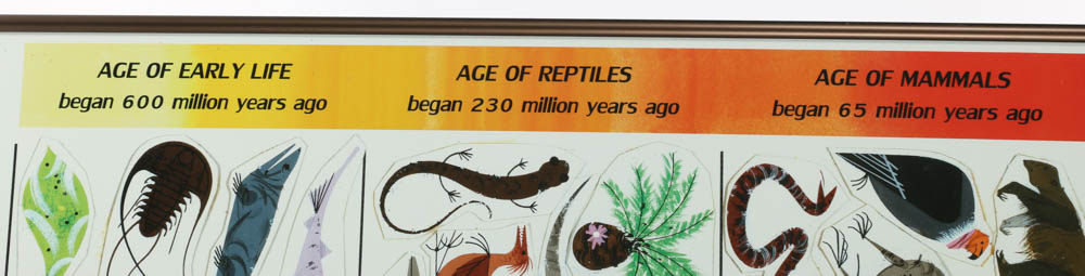 Charley Harper Offset Lithograph Poster "The Ladder of Life"