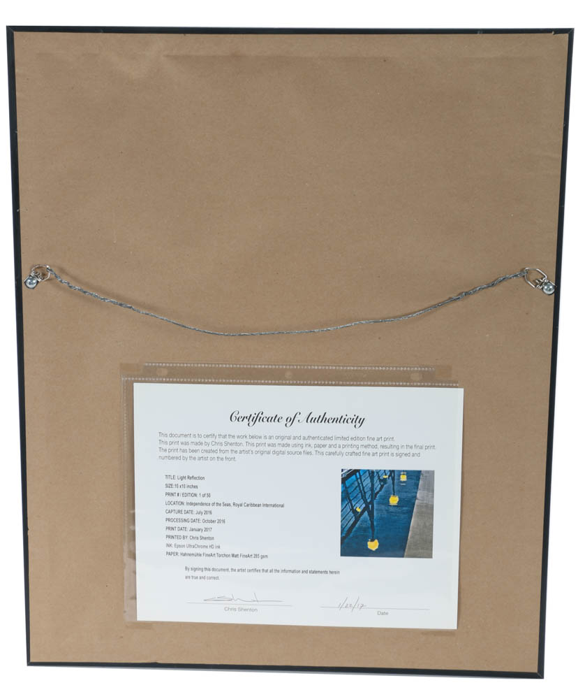 Chris Shenton Signed Limited Edition Giclee "Light Reflection"