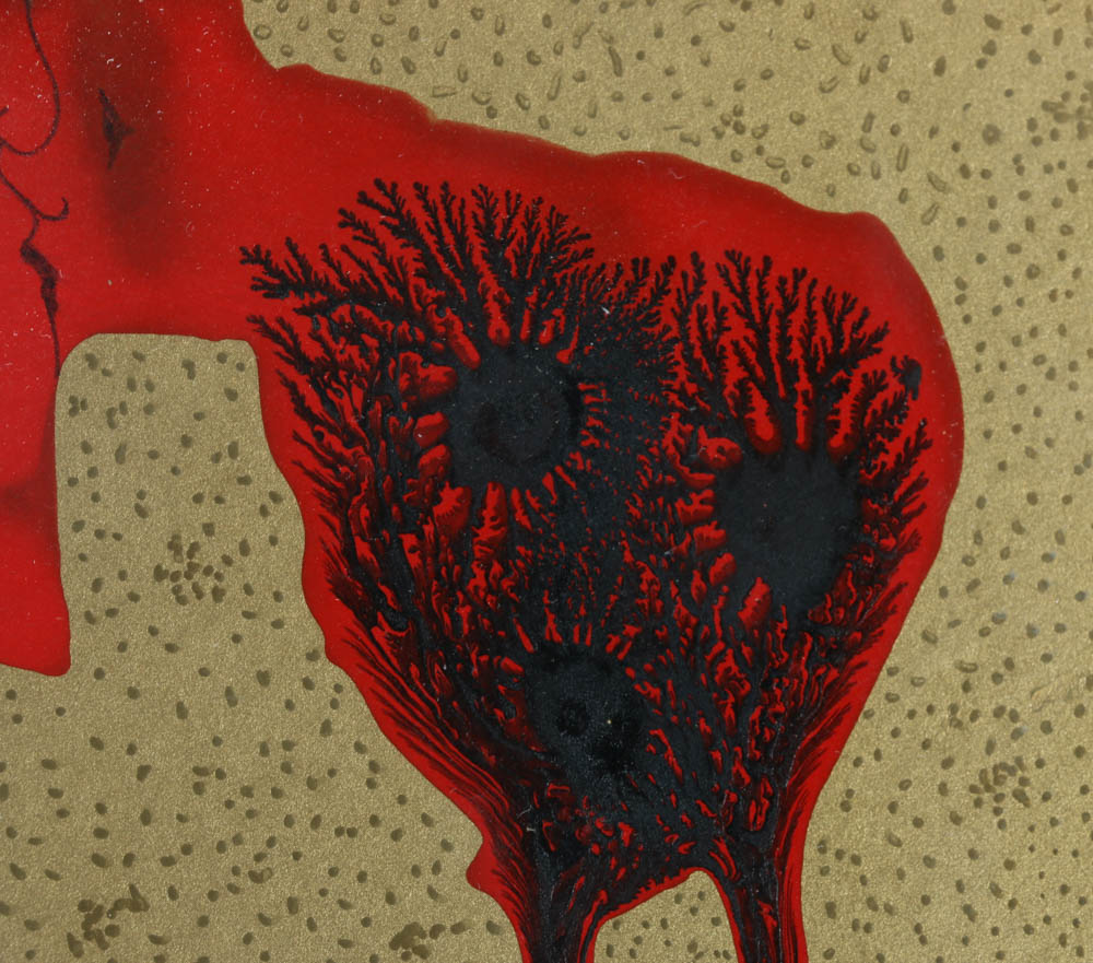 Jan Knoop Original 1989 Mixed Media Painting "Twogether"