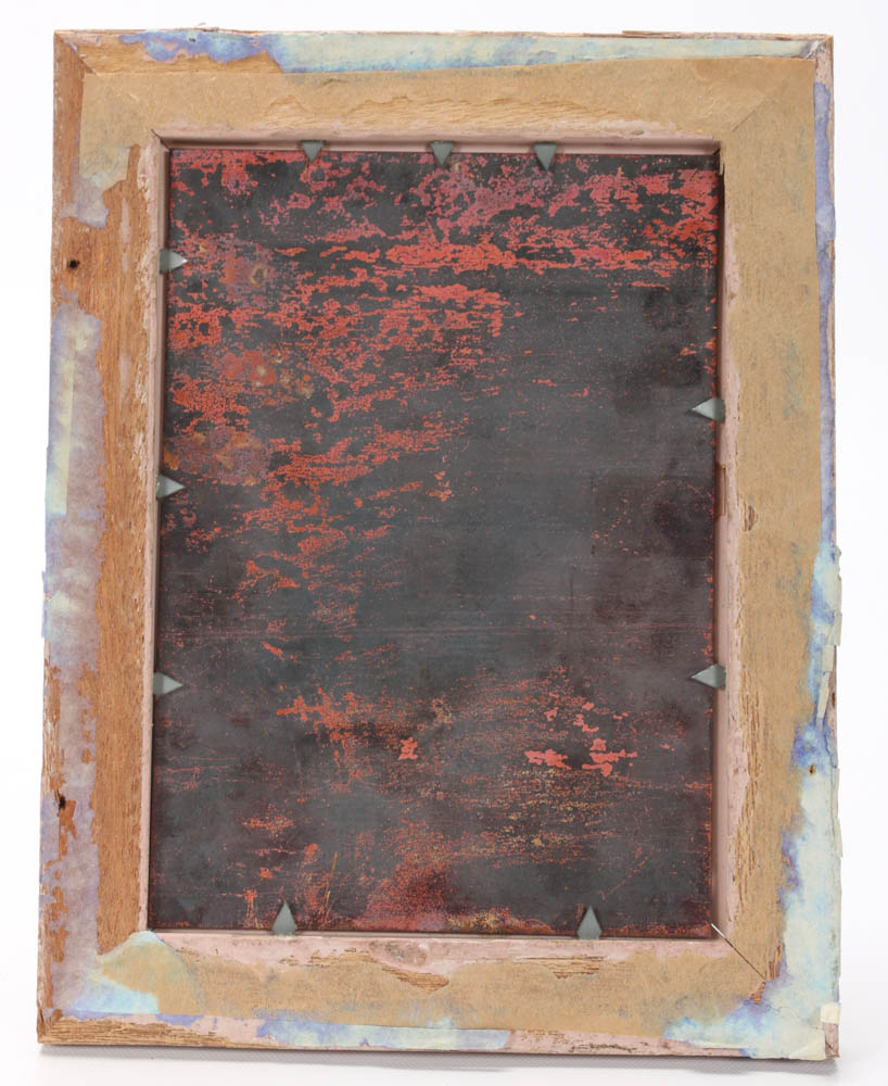 Louis Cardin Original 1970s Enamel on Copper