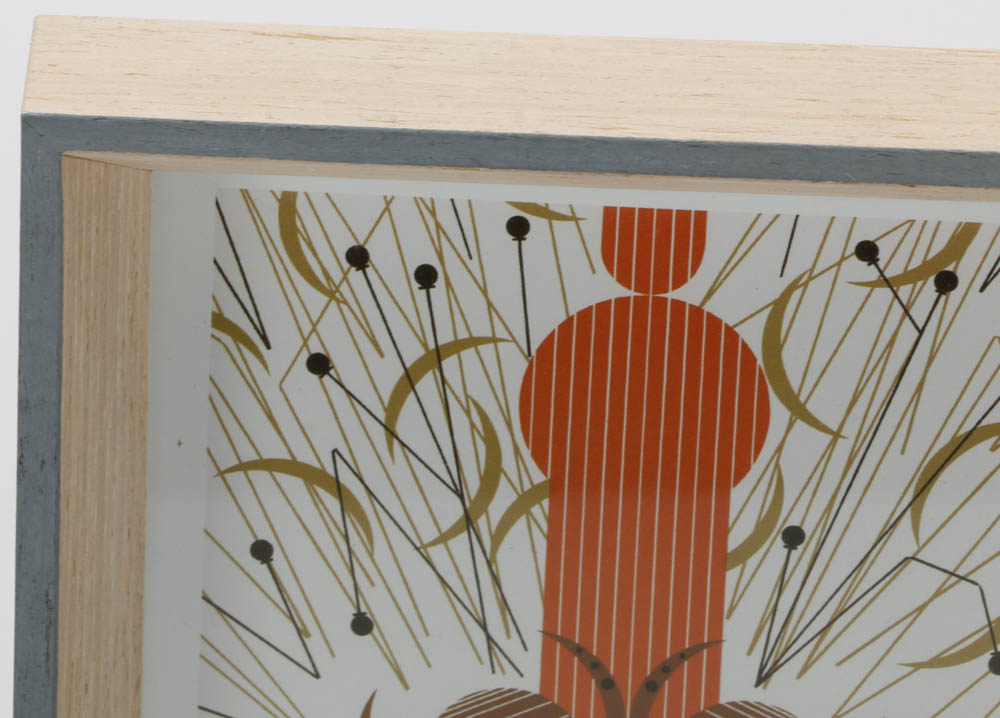 Charley Harper Offset Lithograph "Quail Safe"