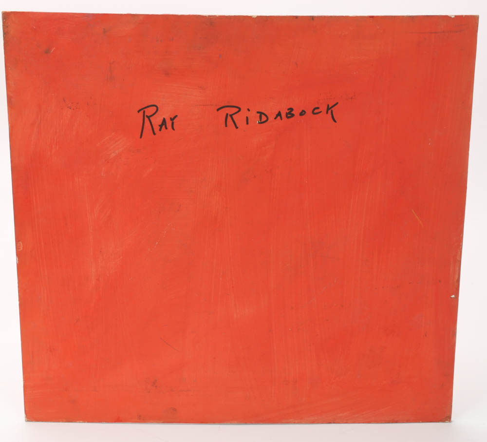 Two Ray Ridabock Original Acrylic Paintings on Composite Board