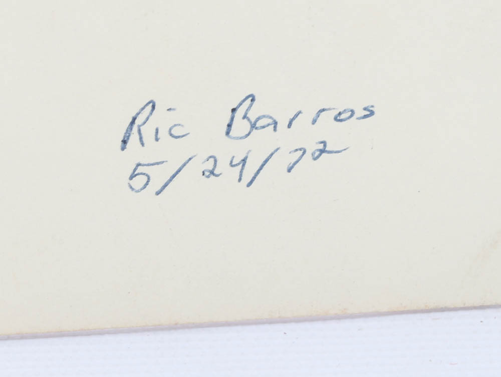 Two Ric Barros Signed Silver Gelatin Photographs
