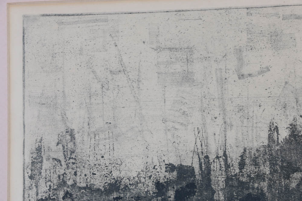 Howard Wilson Signed Original Monotype "Reflections"