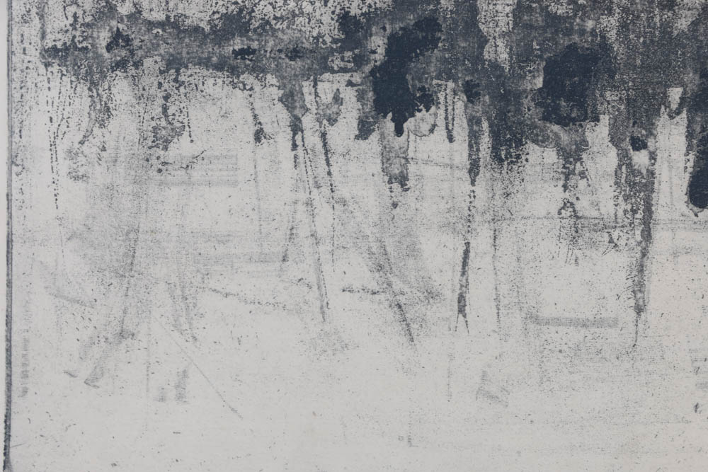 Howard Wilson Signed Original Monotype "Reflections"