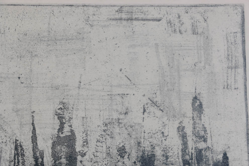 Howard Wilson Signed Original Monotype "Reflections"