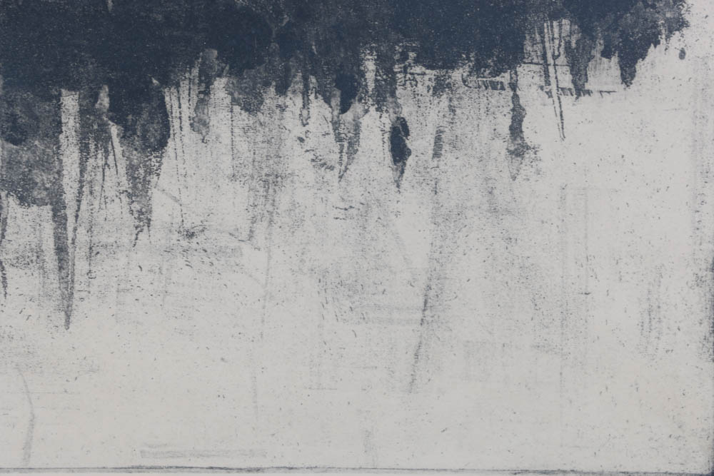 Howard Wilson Signed Original Monotype "Reflections"