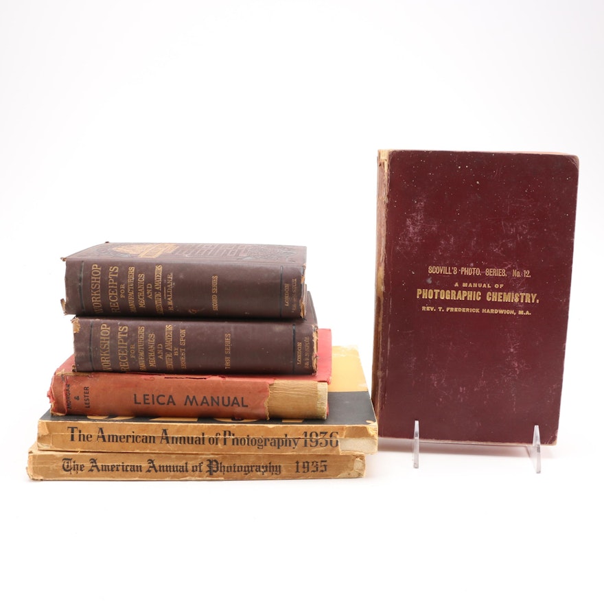 Antique and 20th Century Photography and Science Books