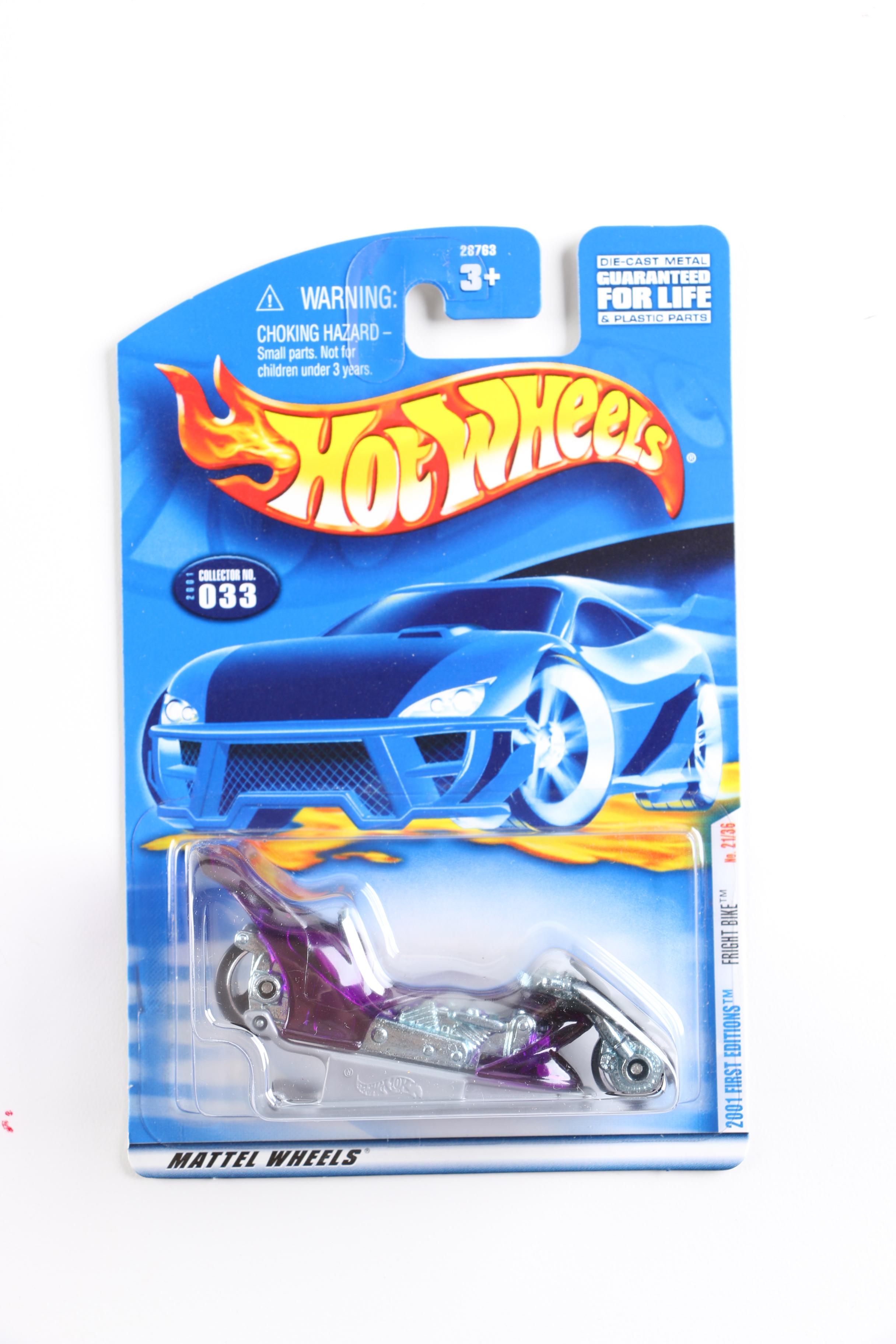 Hot Wheels Die-Cast Motorcycles and Blimps
