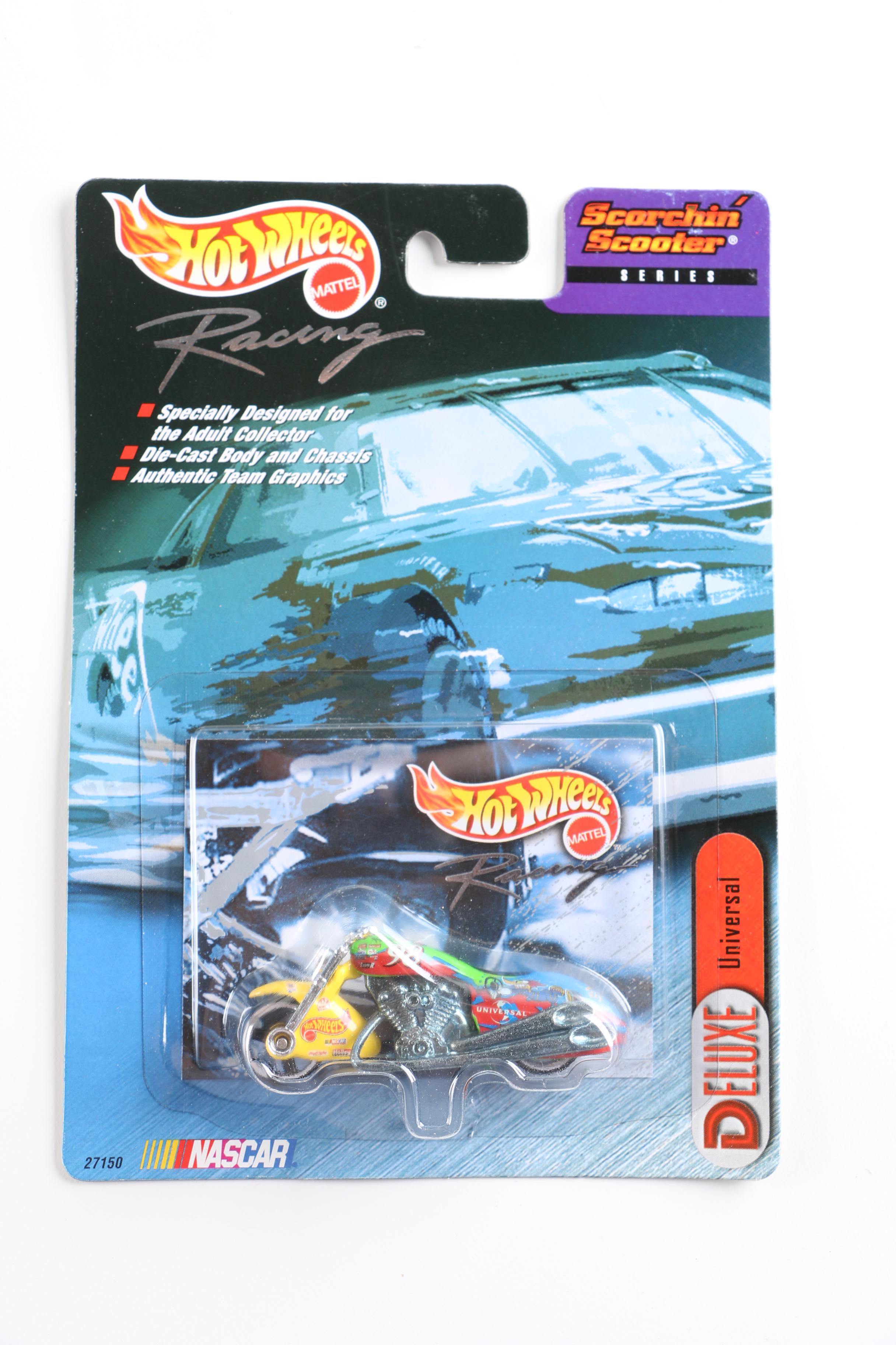 Hot Wheels Die-Cast Motorcycles and Blimps