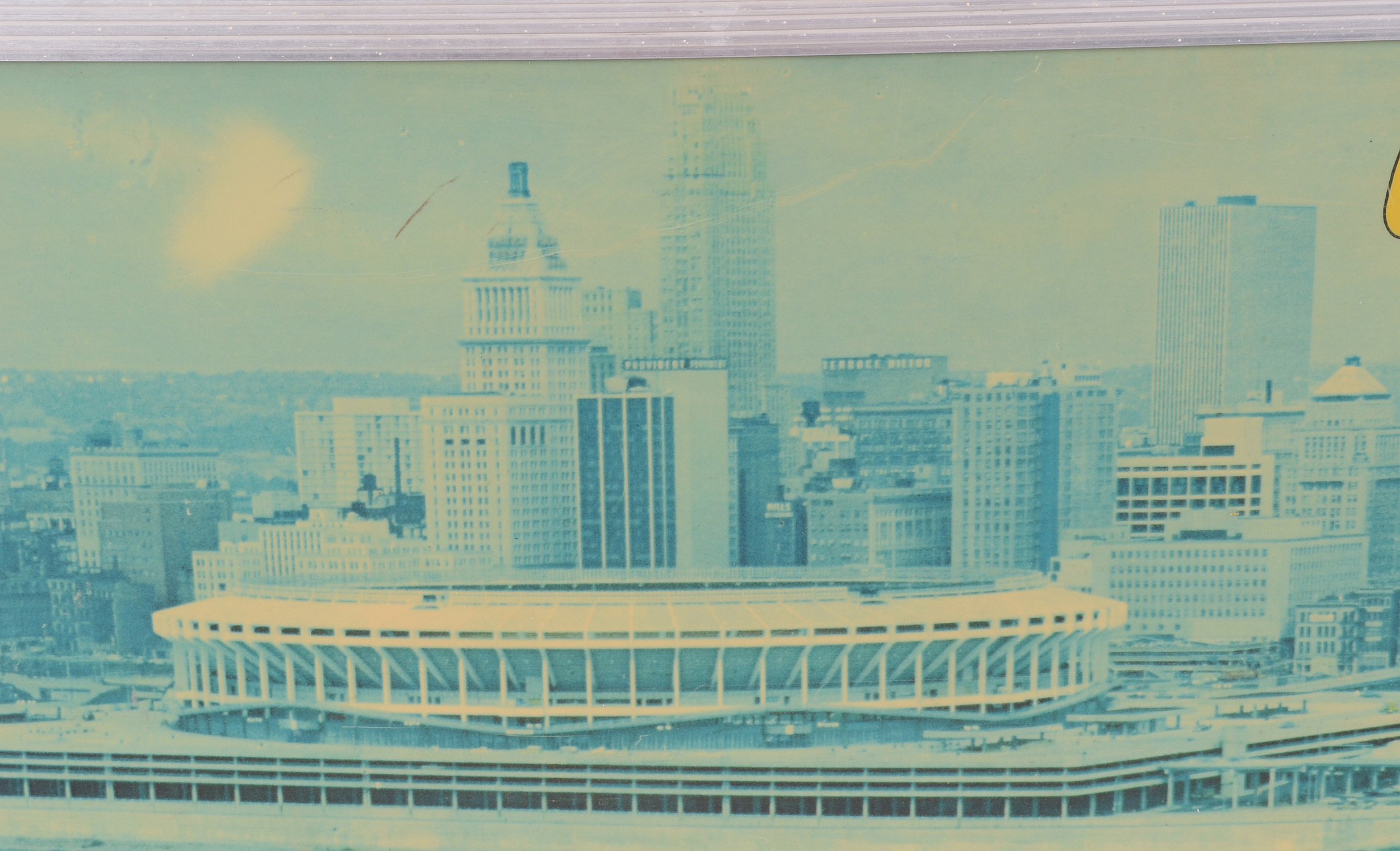 Schoenling Beer and Riverfront Stadium Light Up Sign