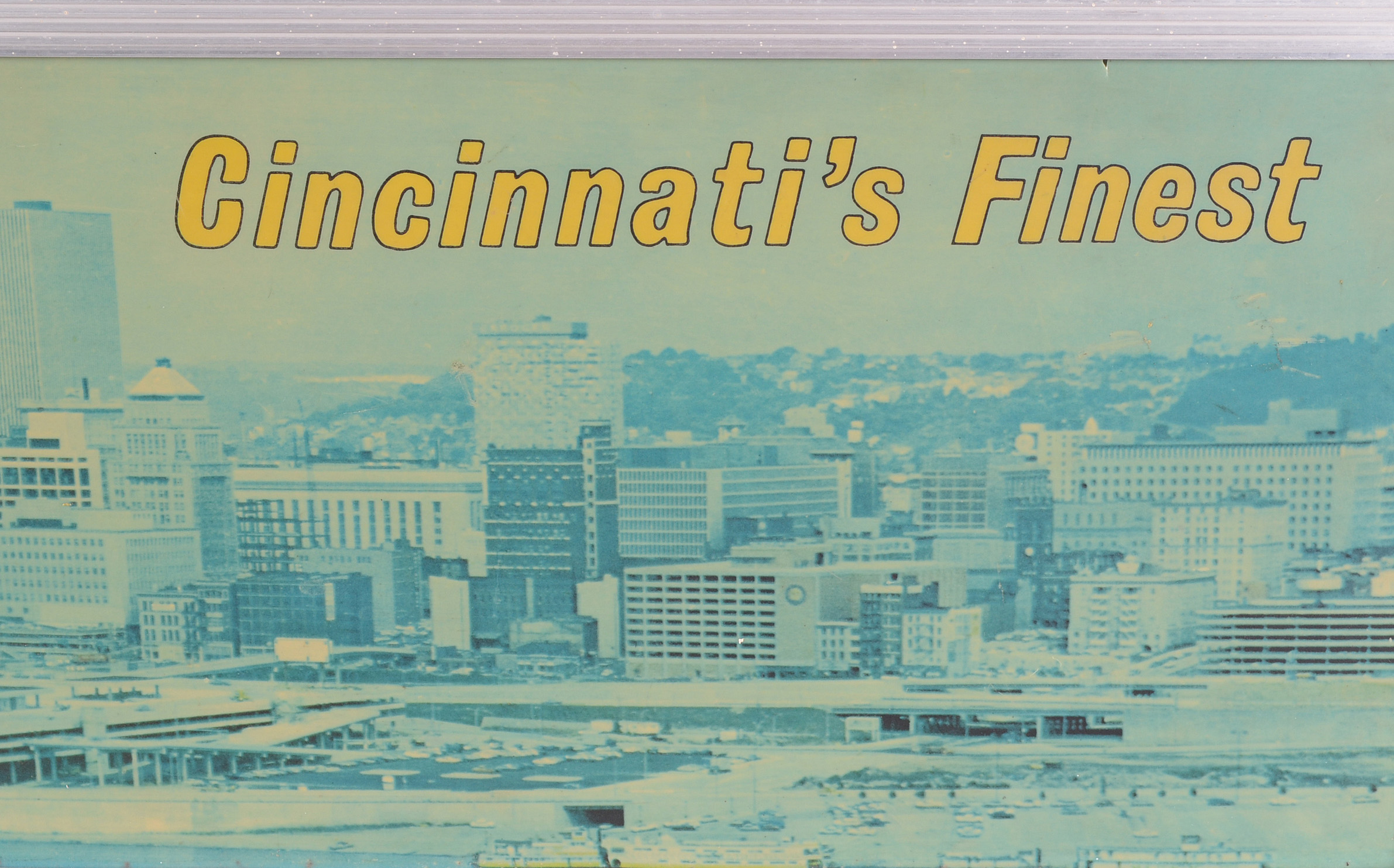 Schoenling Beer and Riverfront Stadium Light Up Sign