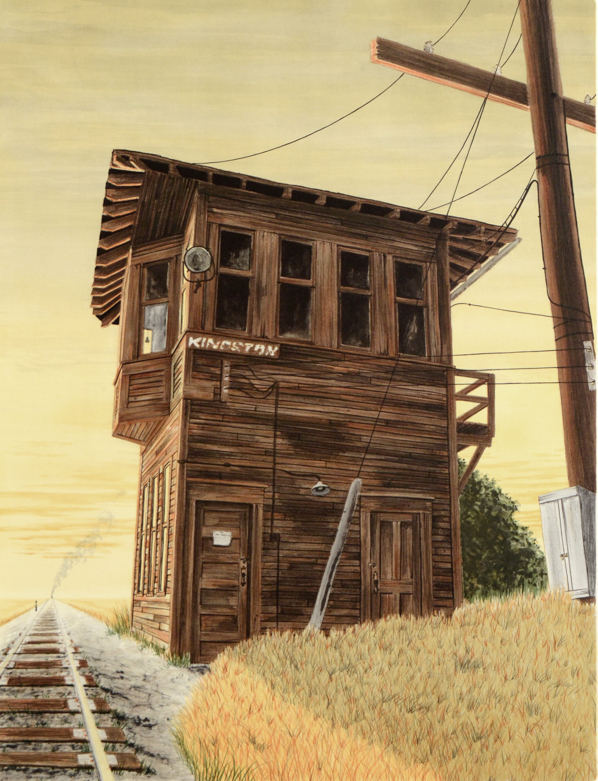 Glen F. Banse Limited Edition Signed Lithograph "Kingston Station"