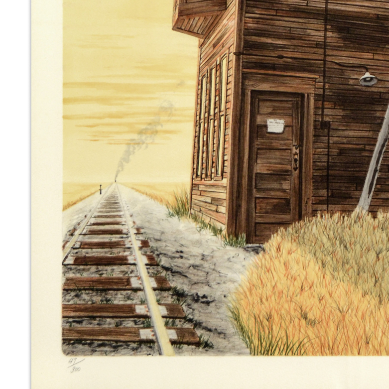 Glen F. Banse Limited Edition Signed Lithograph "Kingston Station"