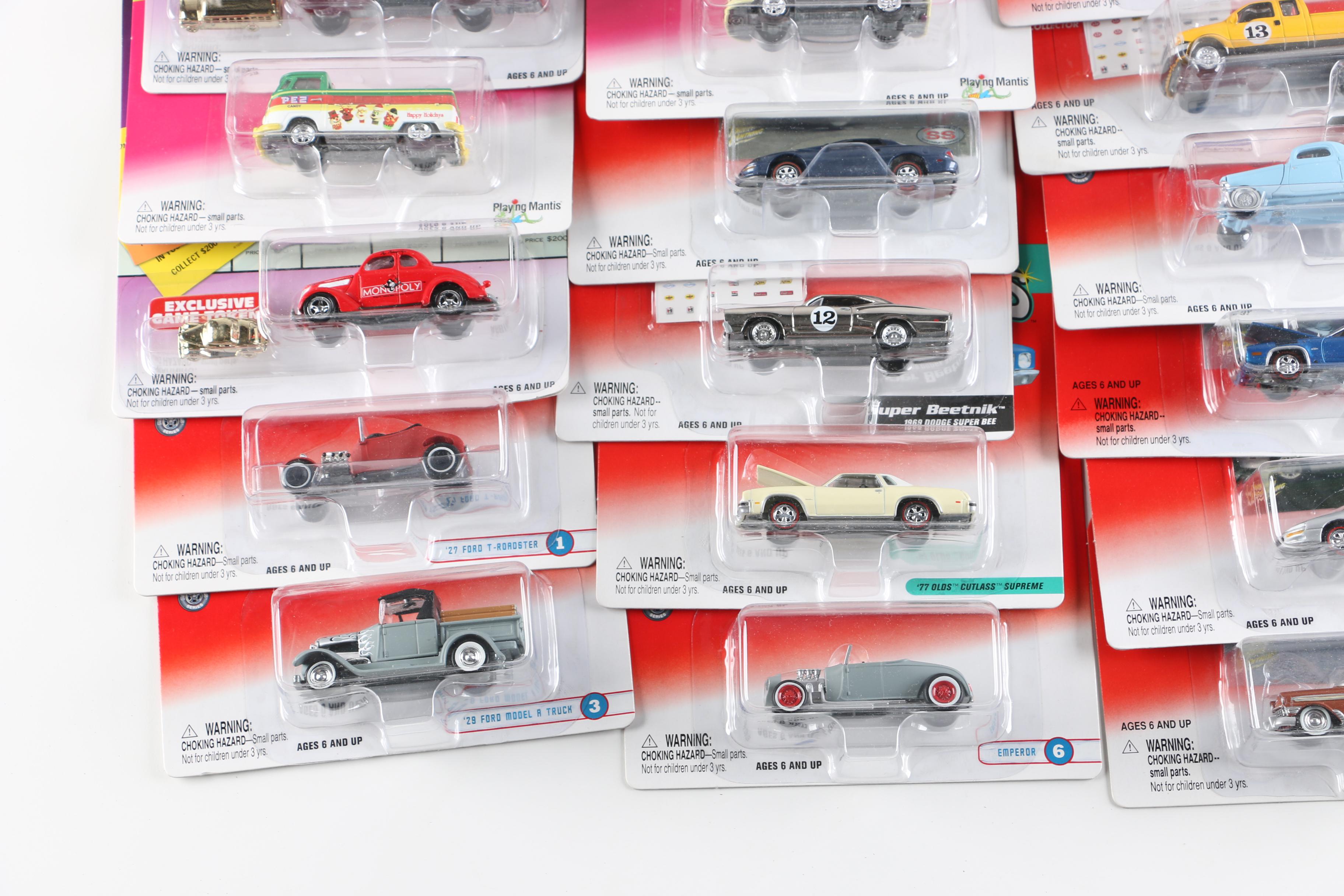 Large Assortment of Johnny Lightning Cars