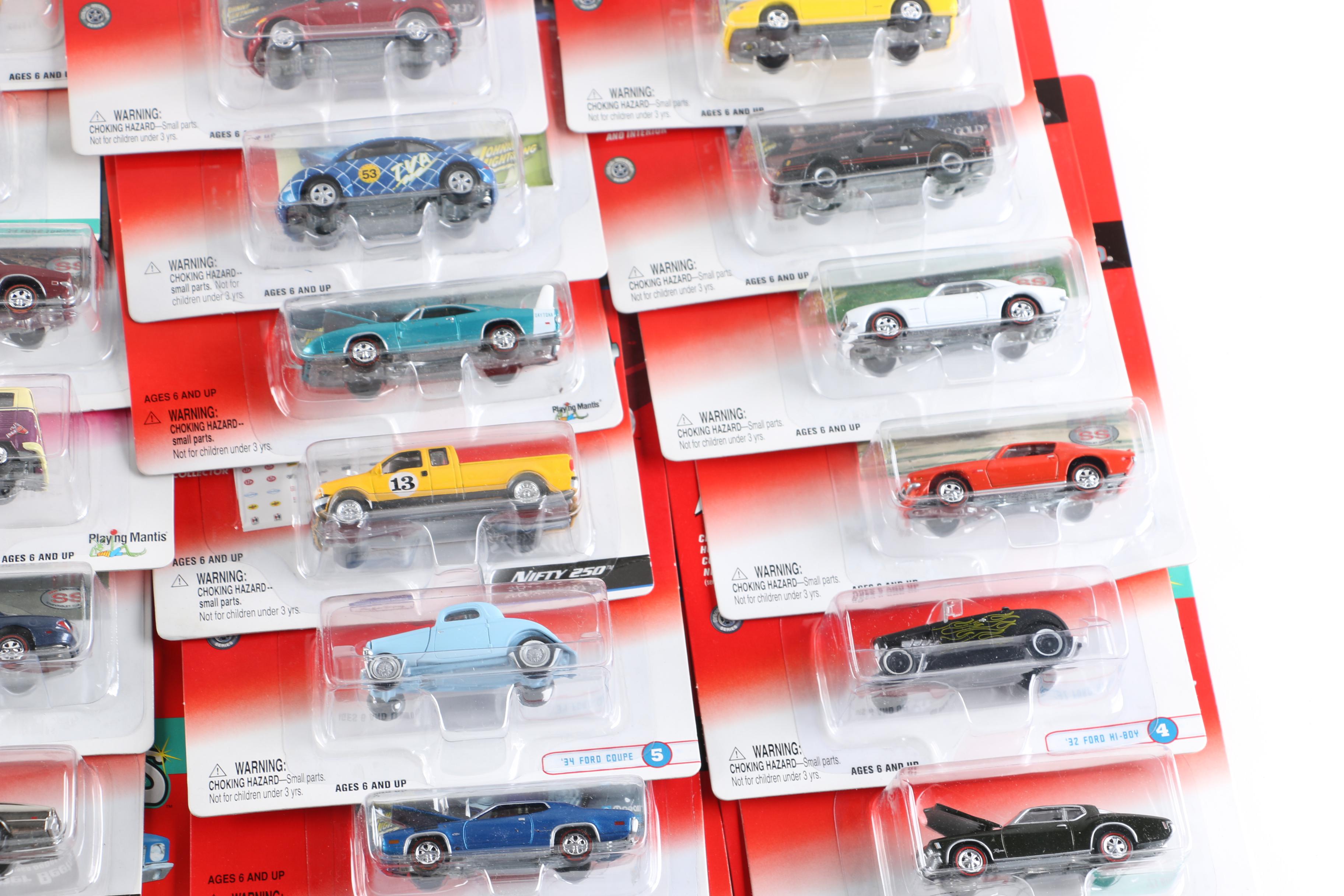 Large Assortment of Johnny Lightning Cars