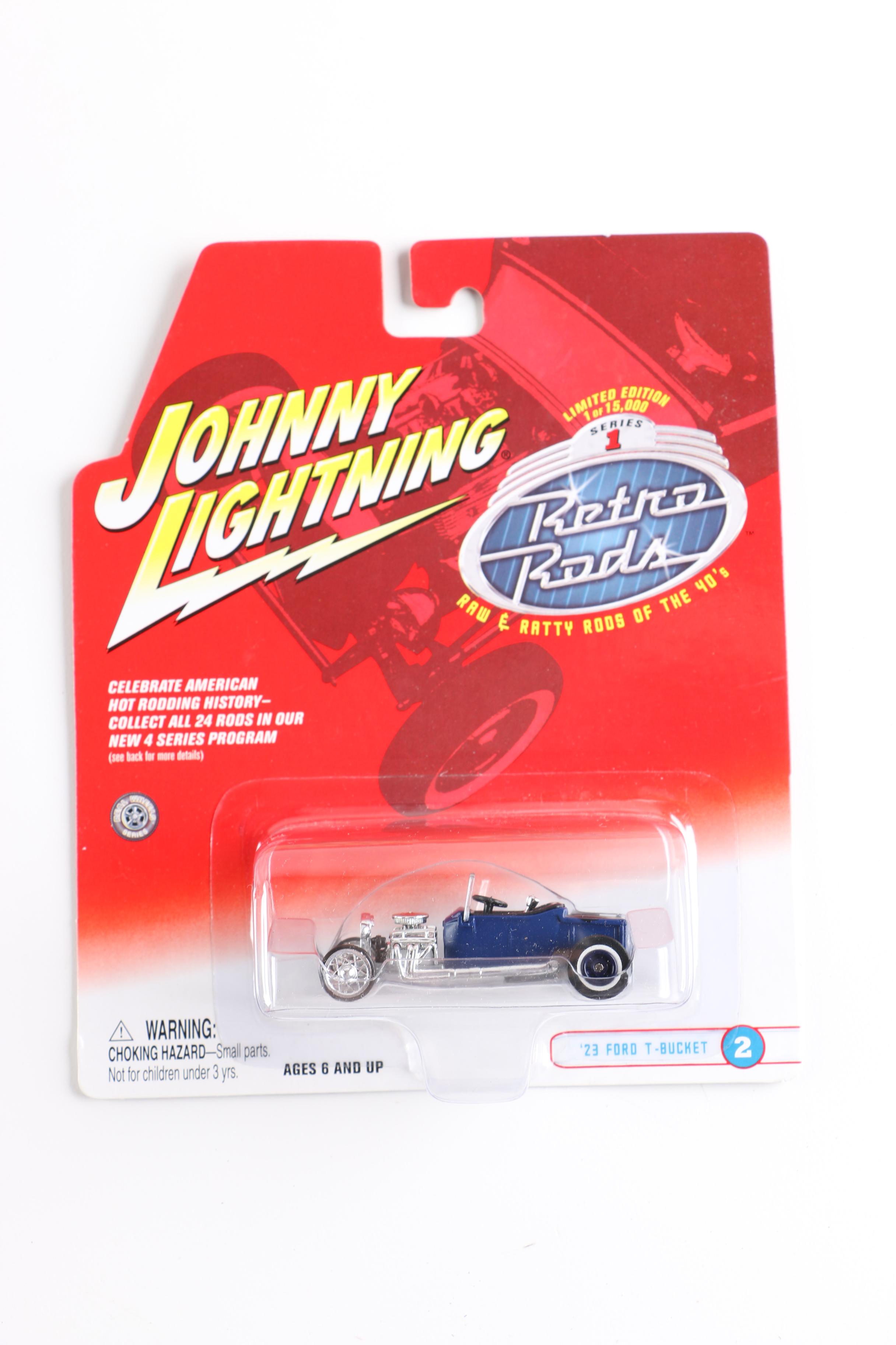 Large Assortment of Johnny Lightning Cars