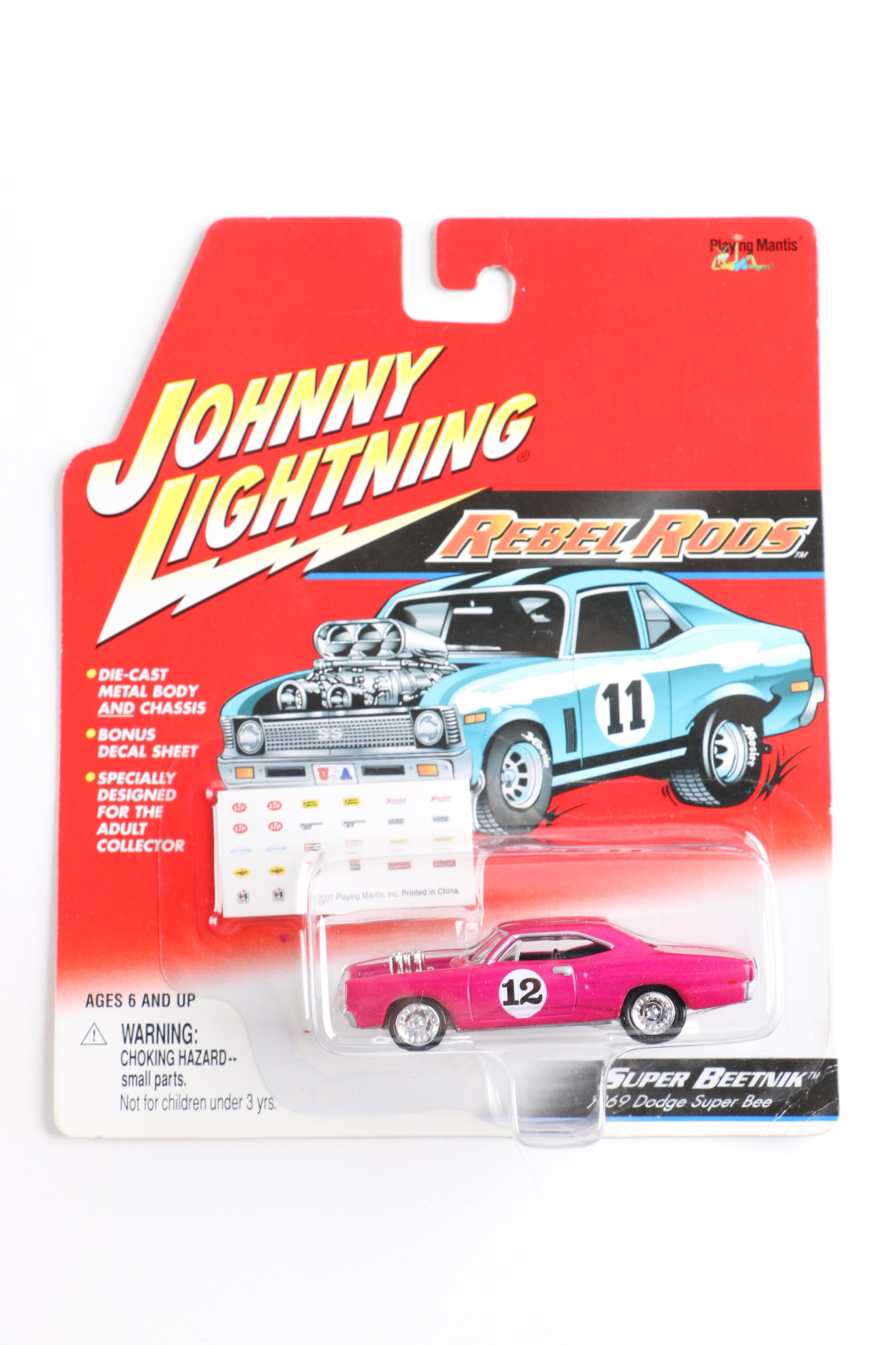 Large Assortment of Johnny Lightning Cars