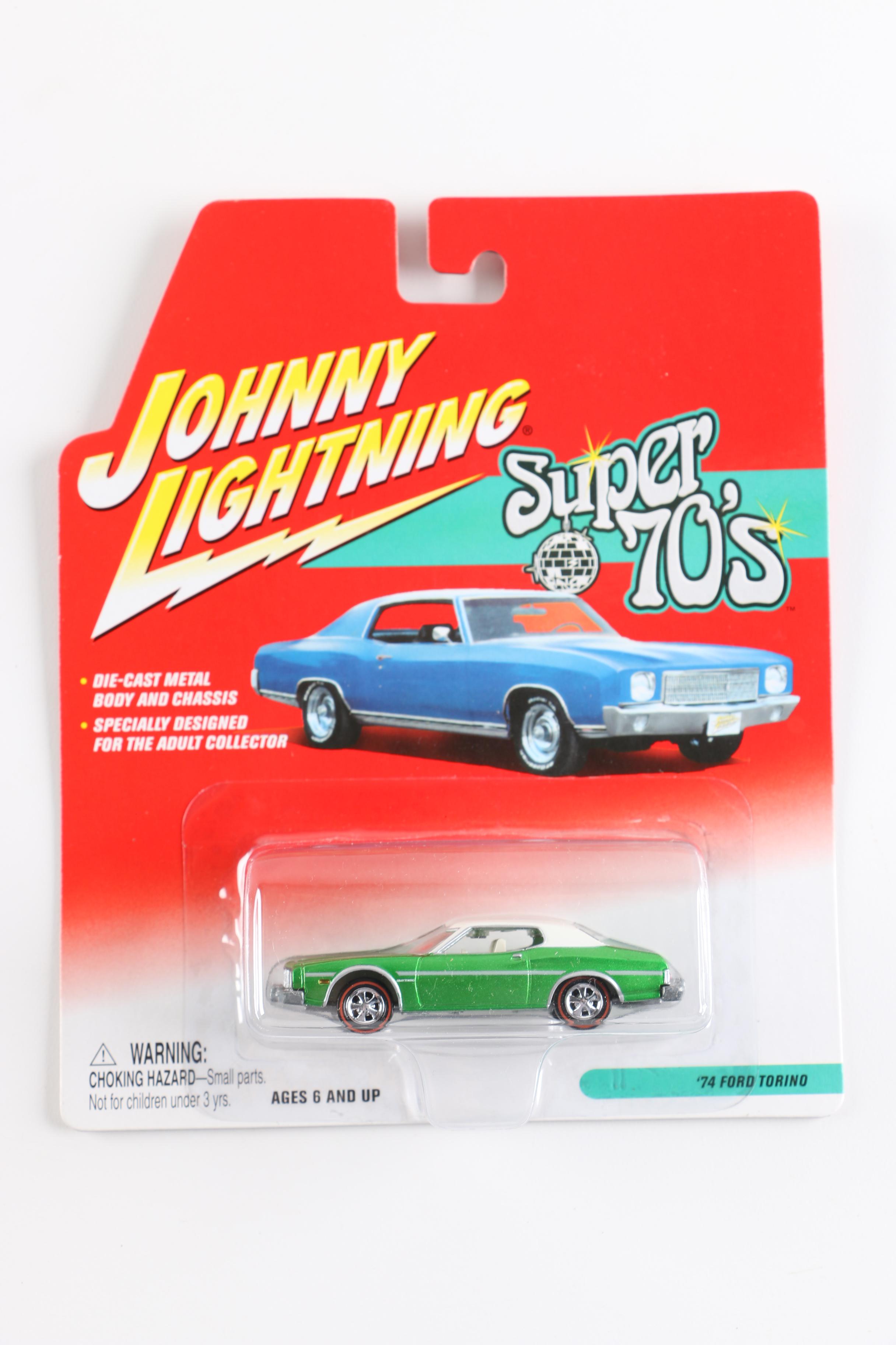 Large Assortment of Johnny Lightning Cars