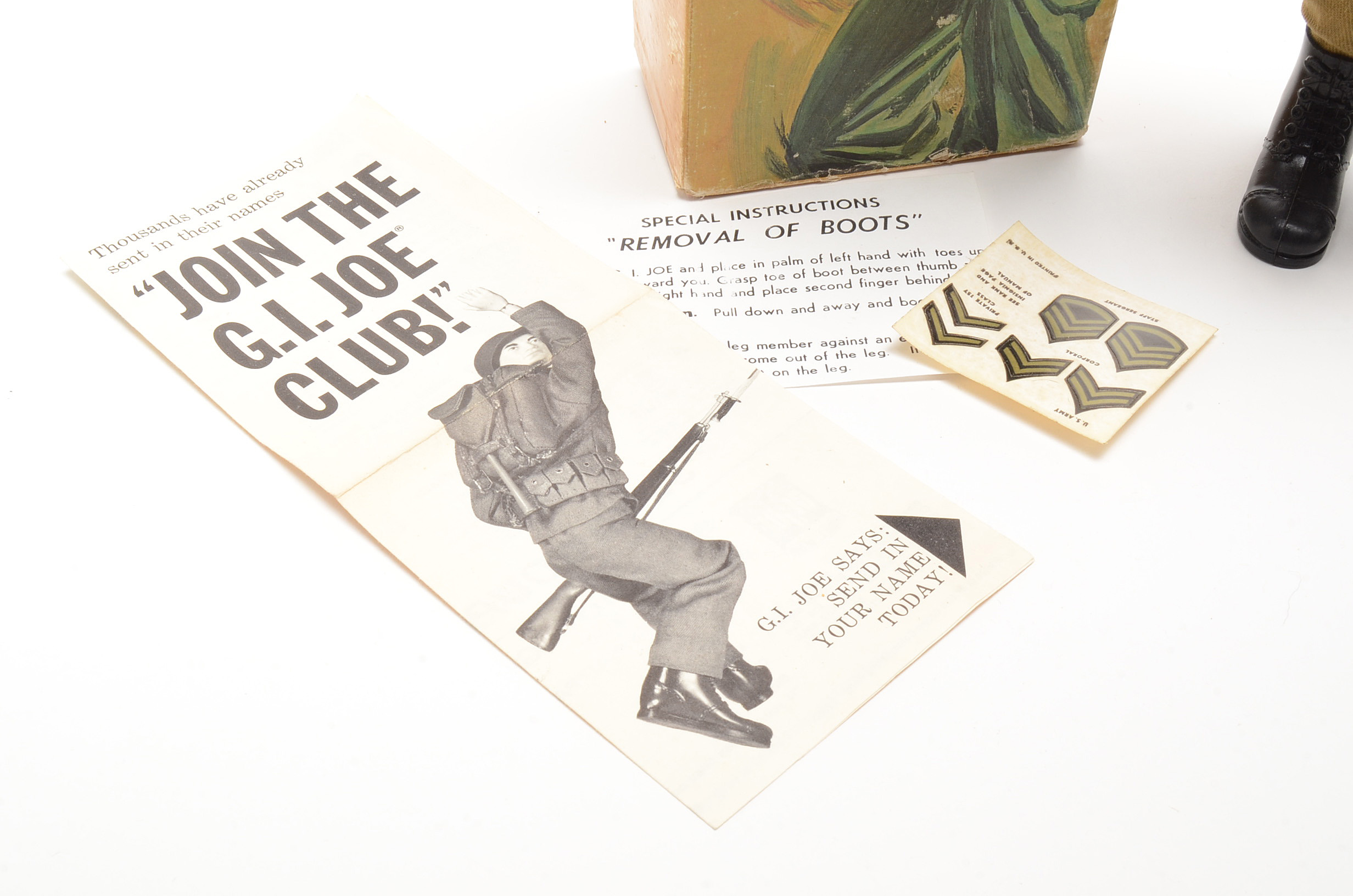 Vintage 1970s GI Joe "Man of Action" Original with Box and Inserts