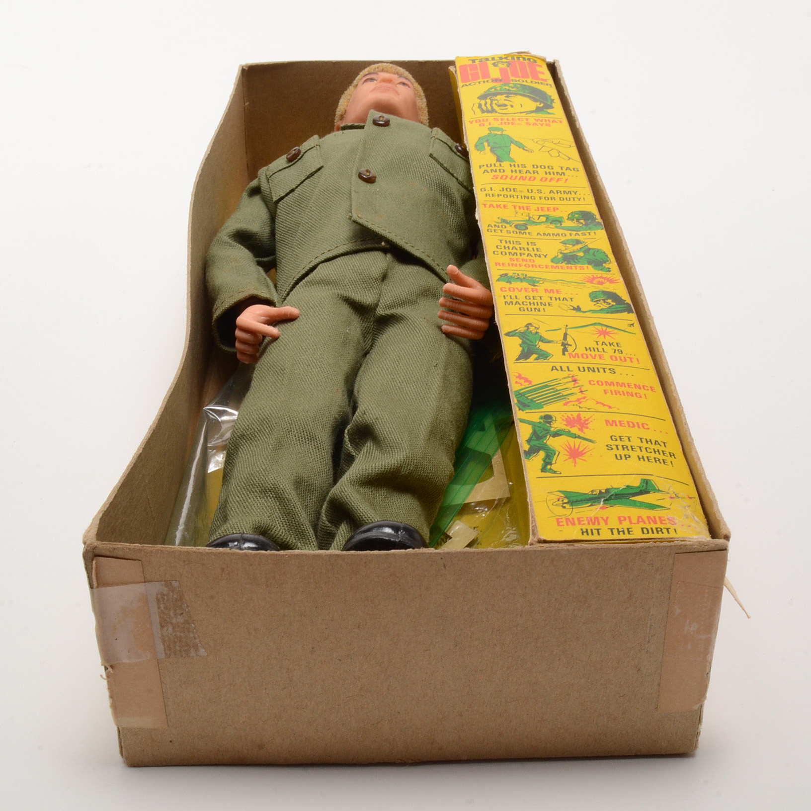 Vintage 1960s GI Joe "Talking Man of Action" with Original Box