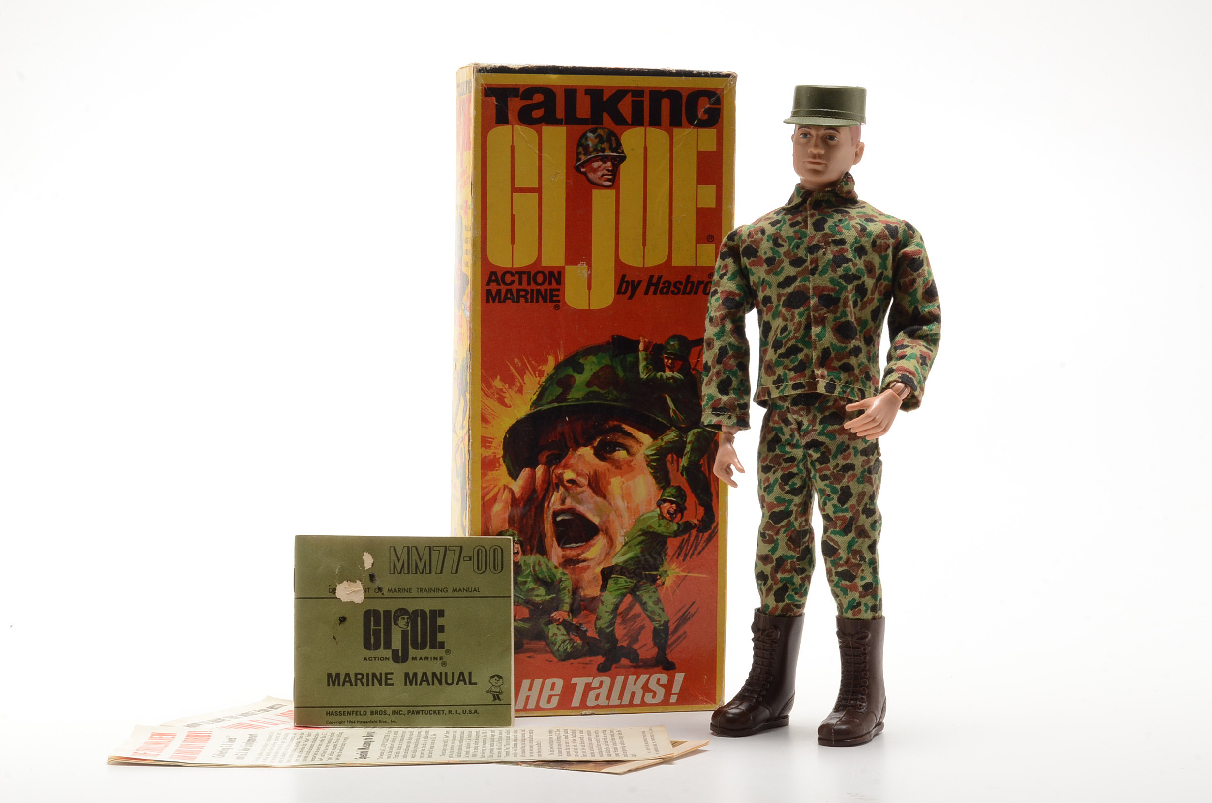 1967 Original Hasbro GI Joe Talking Action Marine