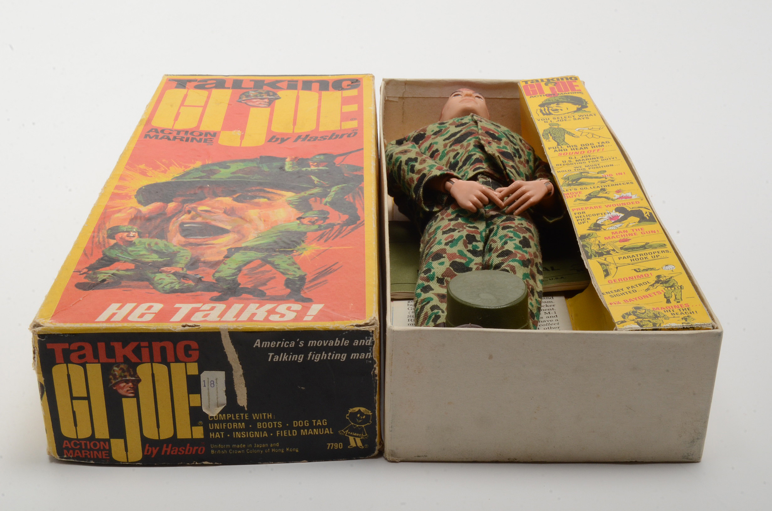 1967 Original Hasbro GI Joe Talking Action Marine