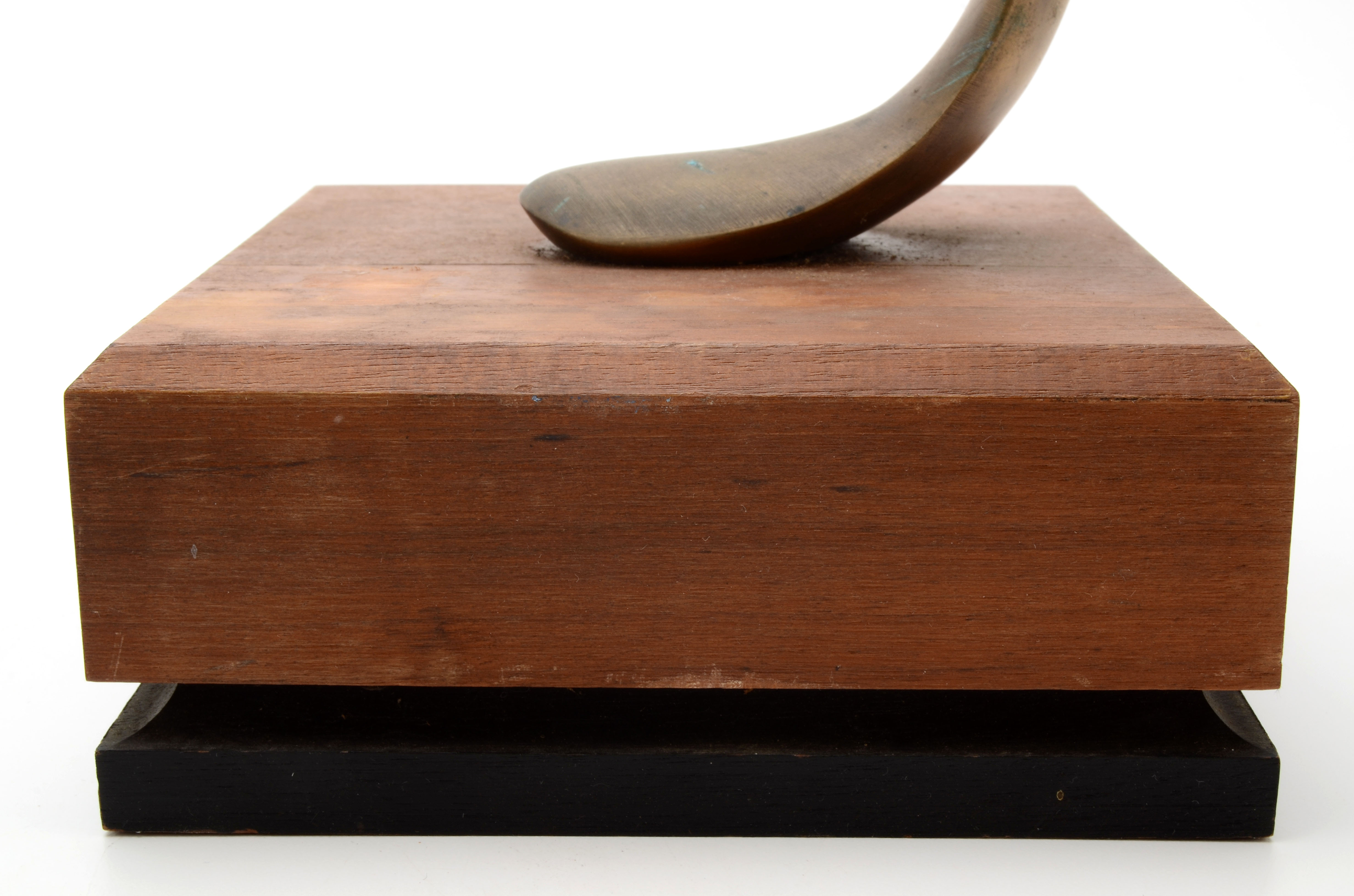 Bronze a T-38 Talon Airplane Model on Walnut Base