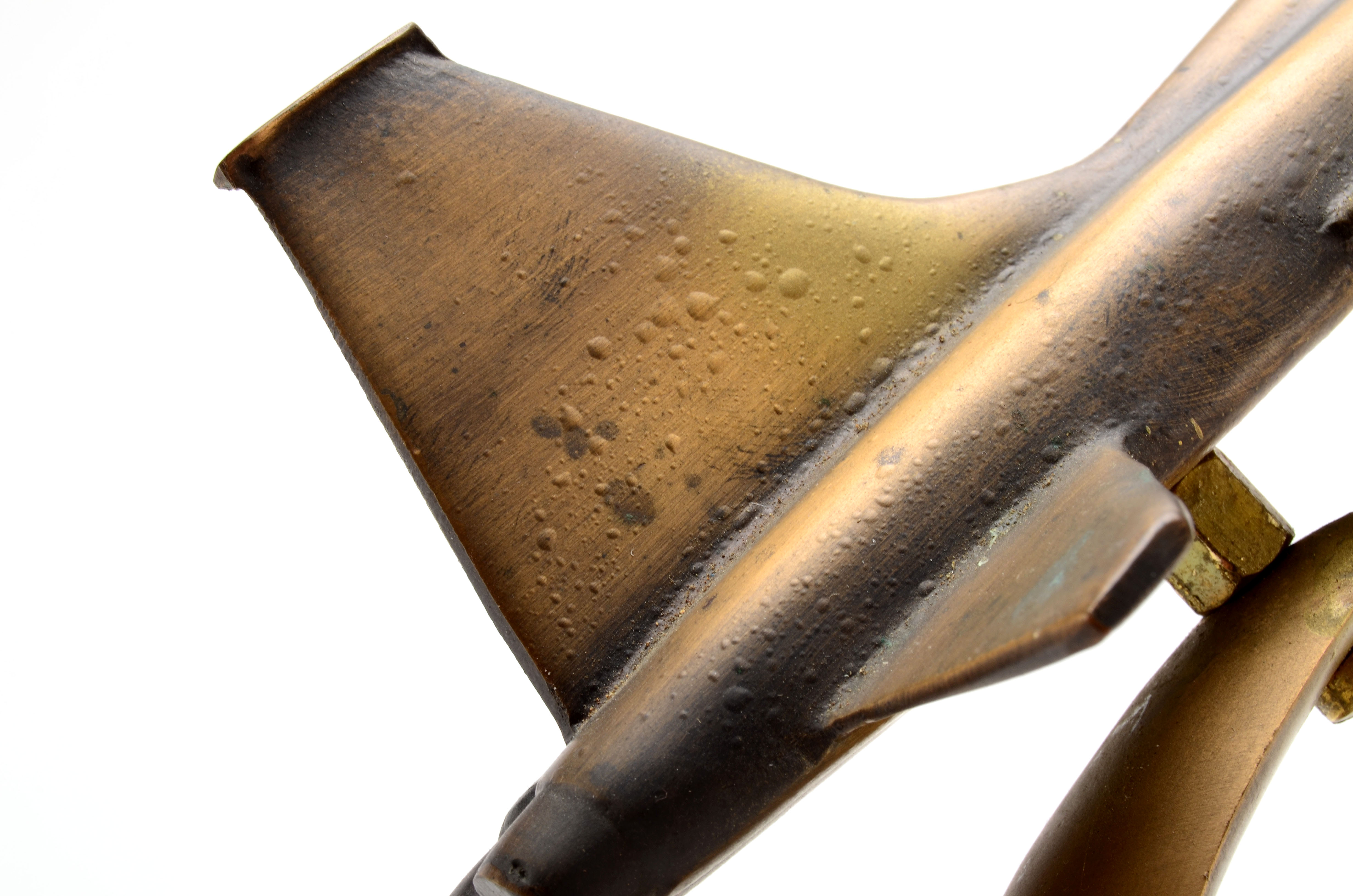 Bronze a T-38 Talon Airplane Model on Walnut Base