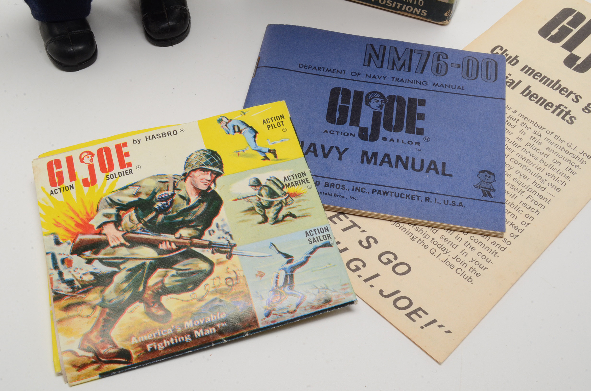 Vintage 1970s GI Joe "Action Sailor" Original with Box and Inserts