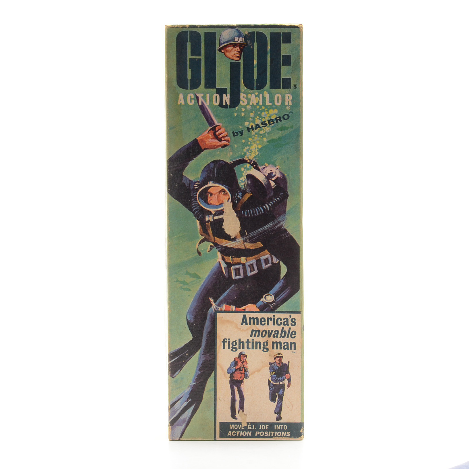 Vintage 1970s GI Joe "Action Sailor" Original with Box and Inserts