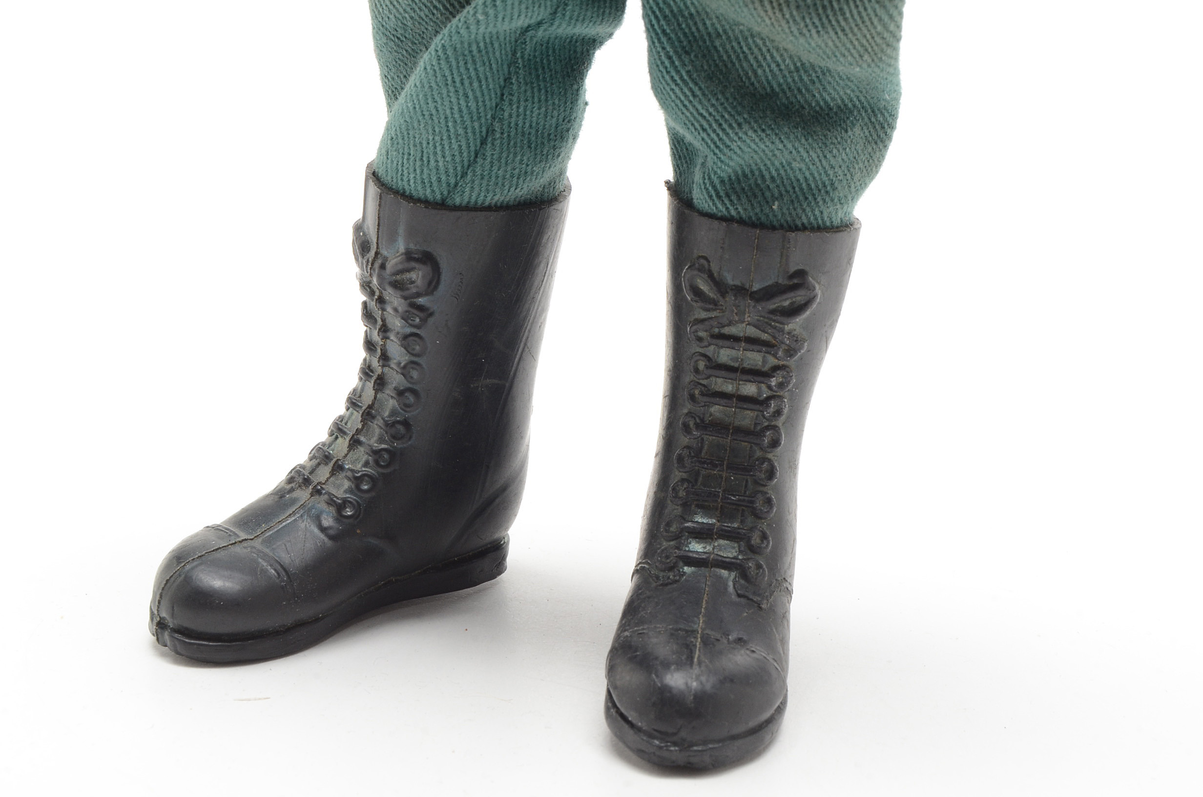 Vintage 1967-68 GI Joe "Airborne" Military Police Figure w/ Rare Black Helmet