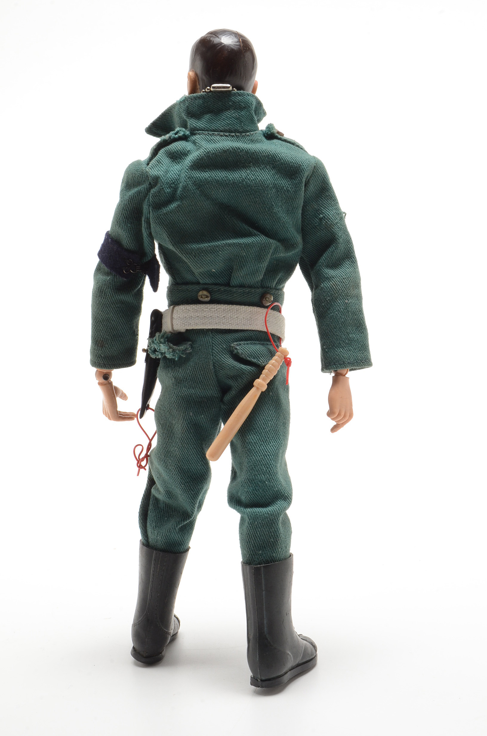 Vintage 1967-68 GI Joe "Airborne" Military Police Figure w/ Rare Black Helmet