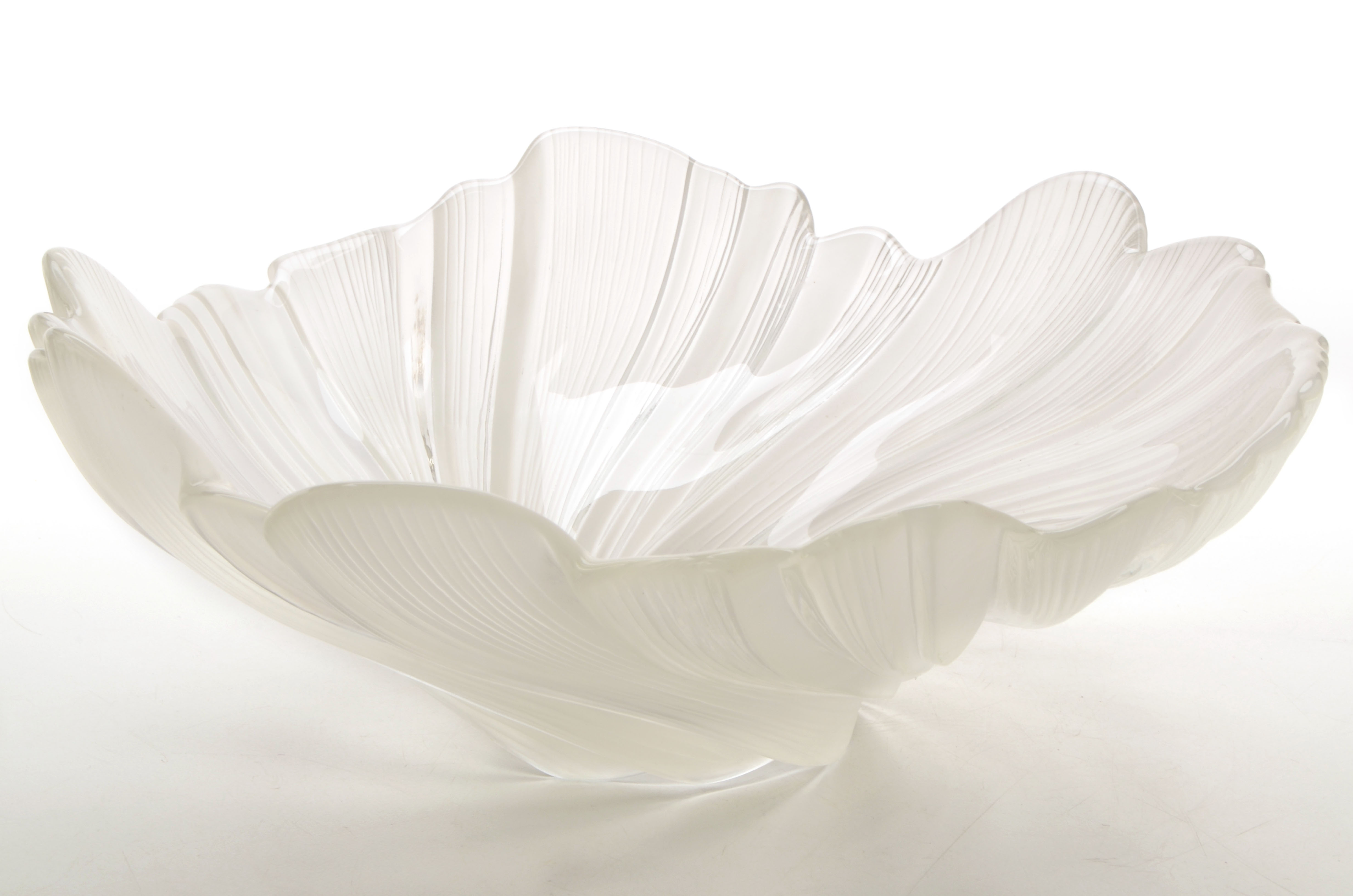 Swirled Glass Bowl and Vases or Candleholders